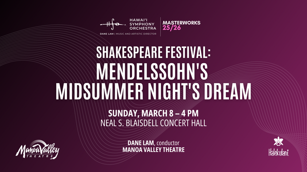 SHAKESPEARE FESTIVAL: MENDELSSOHN'S MIDSUMMER NIGHT'S DREAM