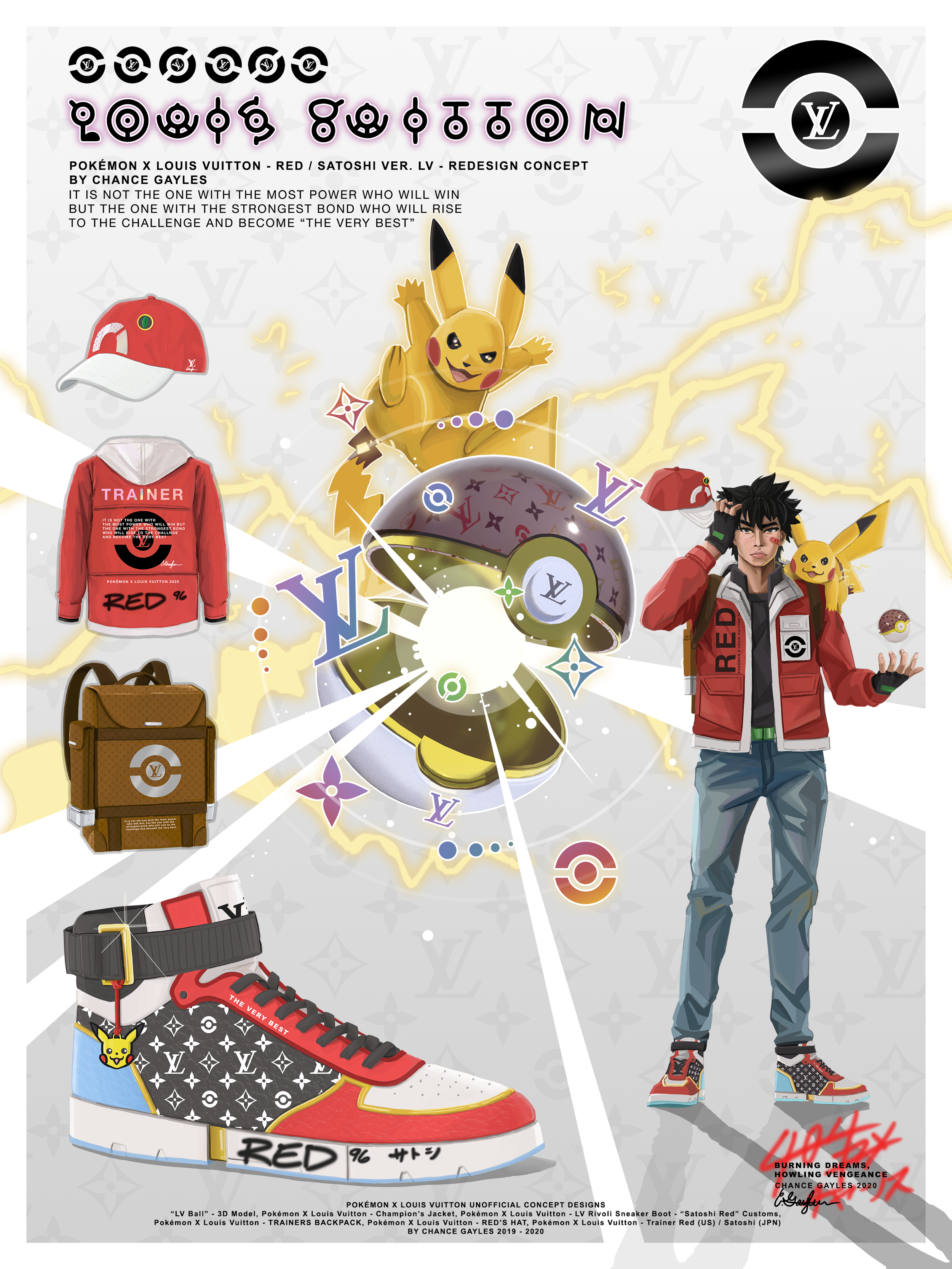 Pokemon X Louis Vuitton illustration — BANSHEEYUME