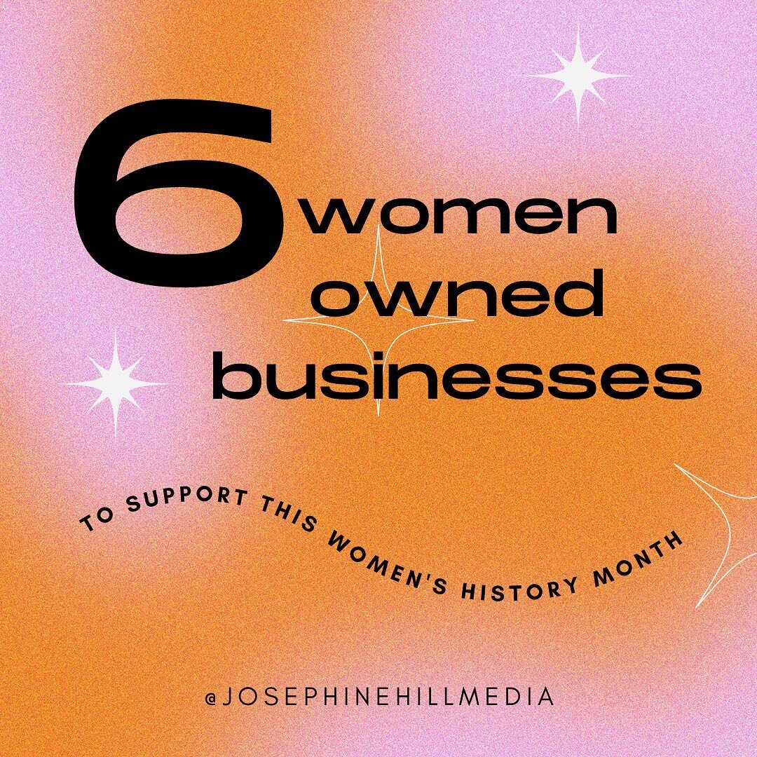42% of US business are women-owned. It&rsquo;s not only important support the products these companies make, but the founders that make it possible. For #WomensHistoryMonth I&rsquo;m sharing 6 women-owned business that I love to support. 
Follow for 
