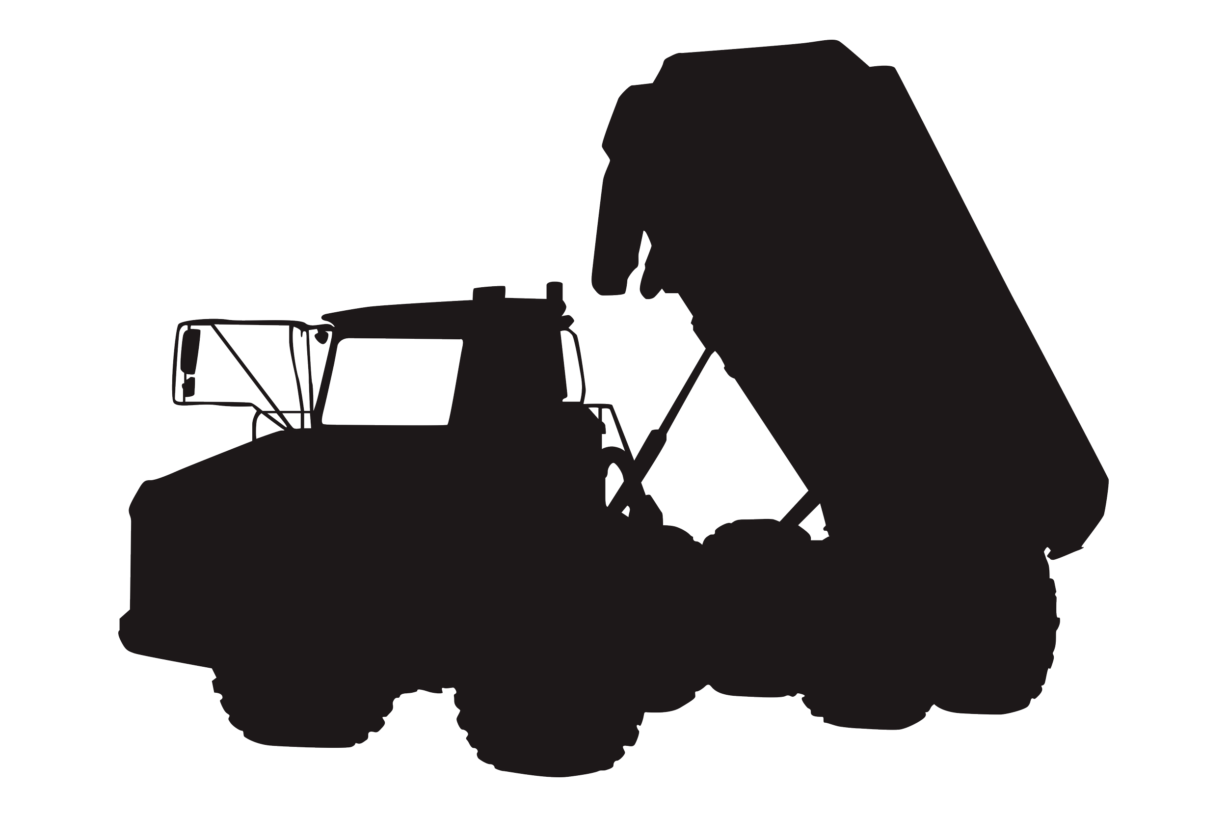 Silhouette of a dog with a focus on its head and upper body, possibly a Labrador Retriever, against a black background.