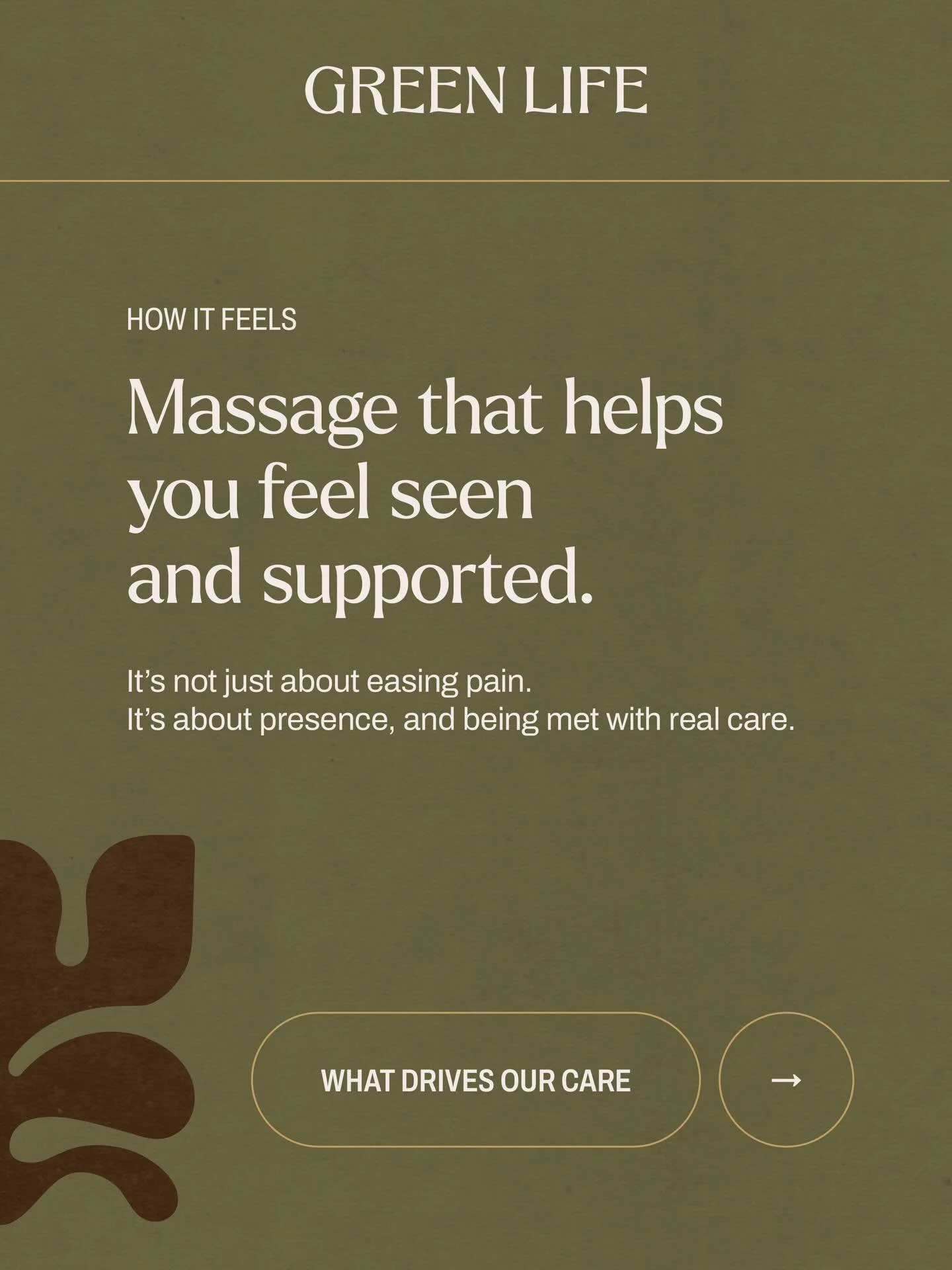 Our work goes beyond pain relief.

We&rsquo;re here to help you (or someone you love) feel supported, listened to, and at ease.

&gt; Sometimes that&rsquo;s a quiet moment of calm.
&gt; Sometimes it&rsquo;s a good chat, or a familiar face at the door