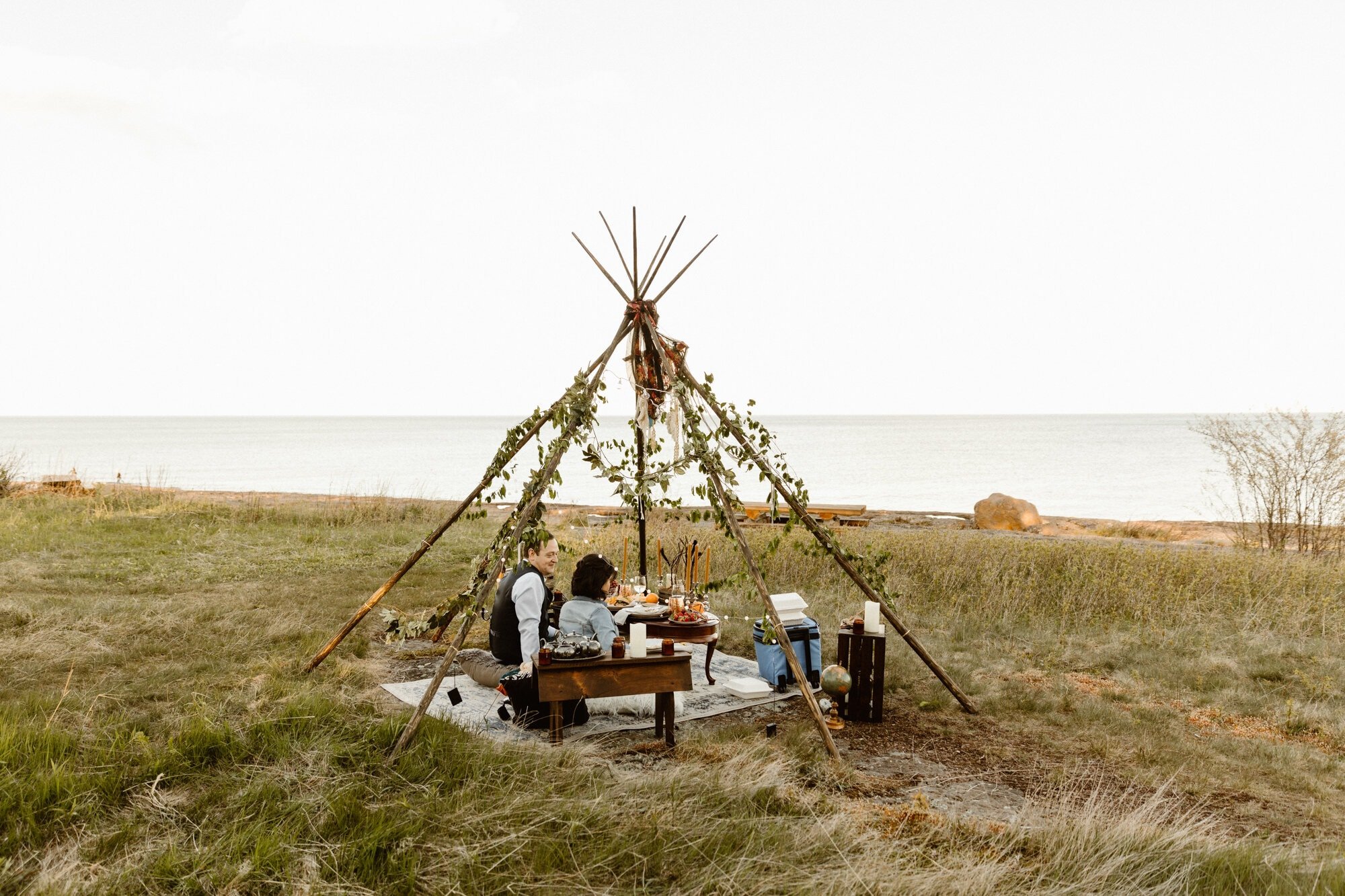 North Shore elopement reception inspiration