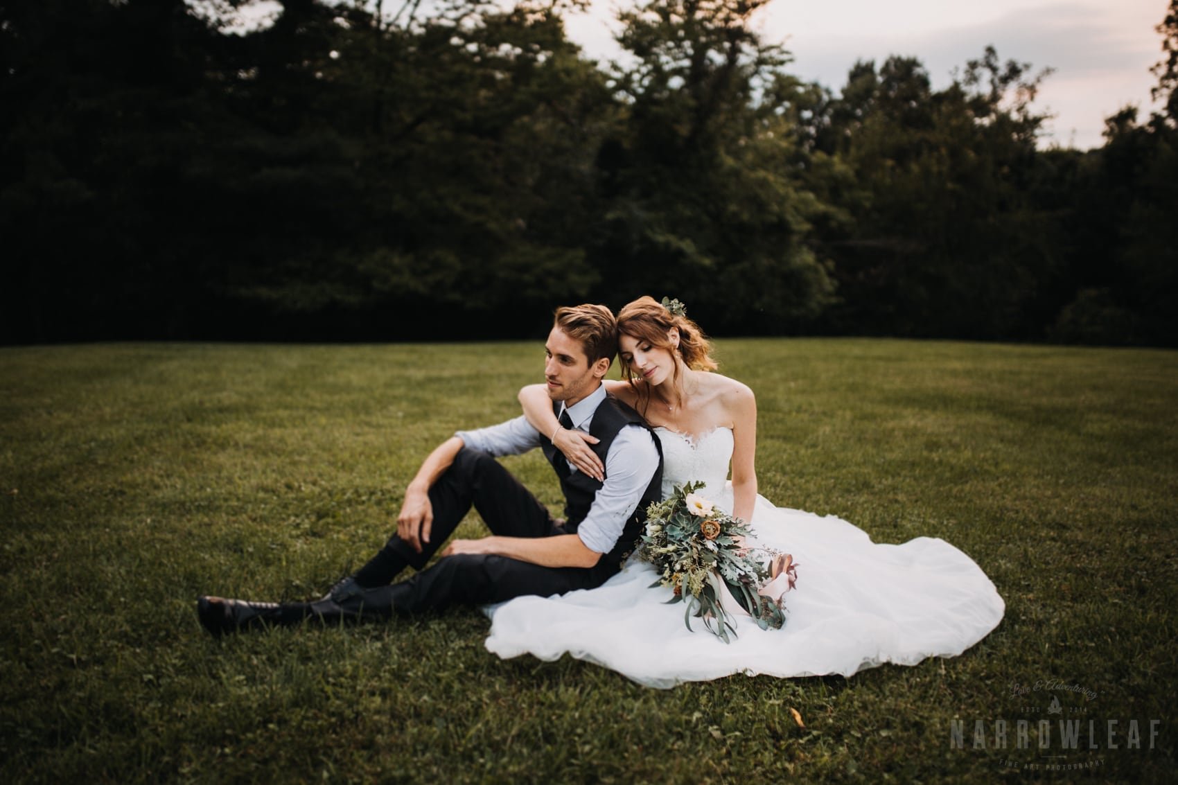 Sunset Portraits of Bride and groom.jpg