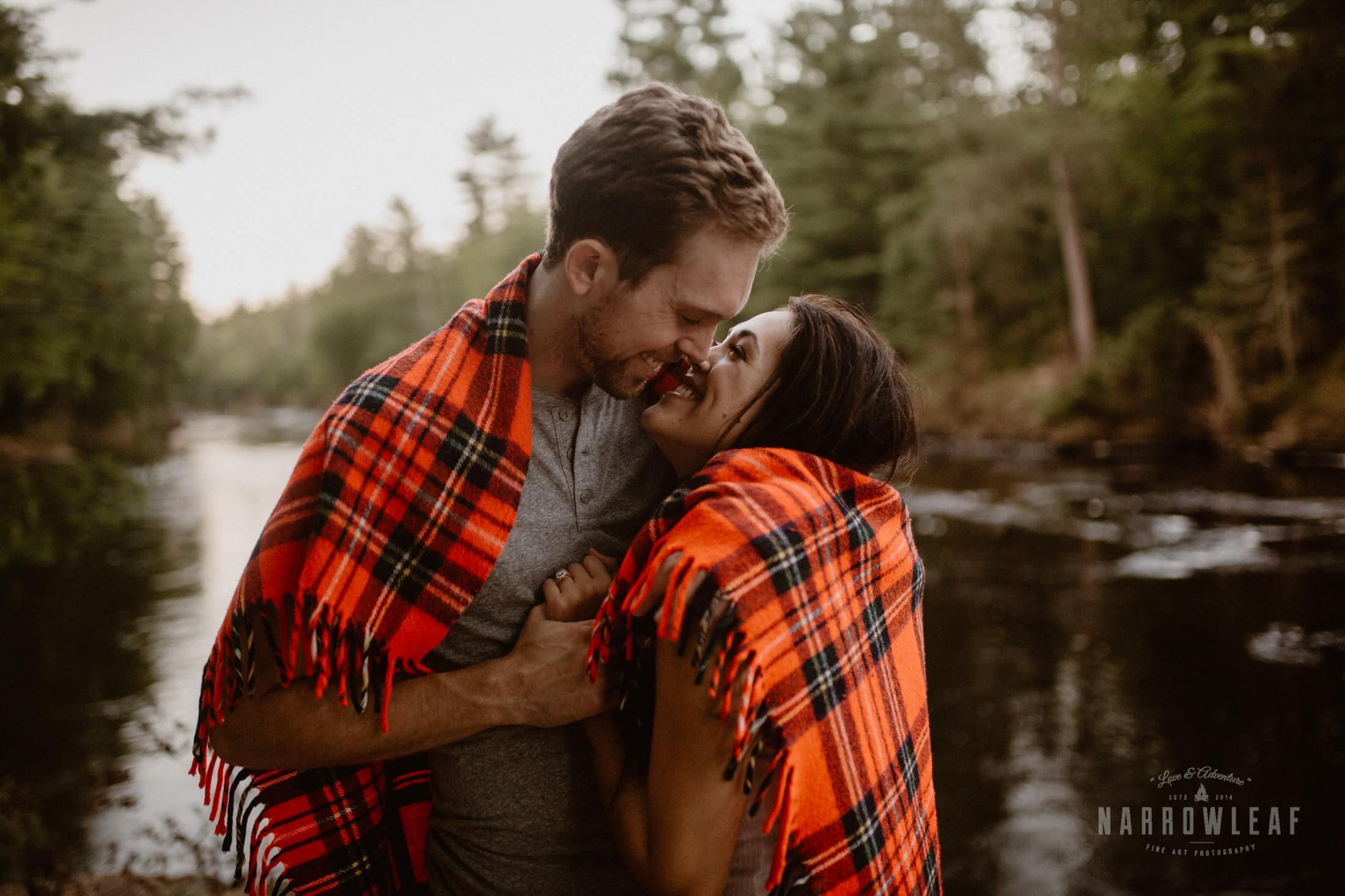 Couple cuddled in a plaid blanket in Northern_yythk.jpg