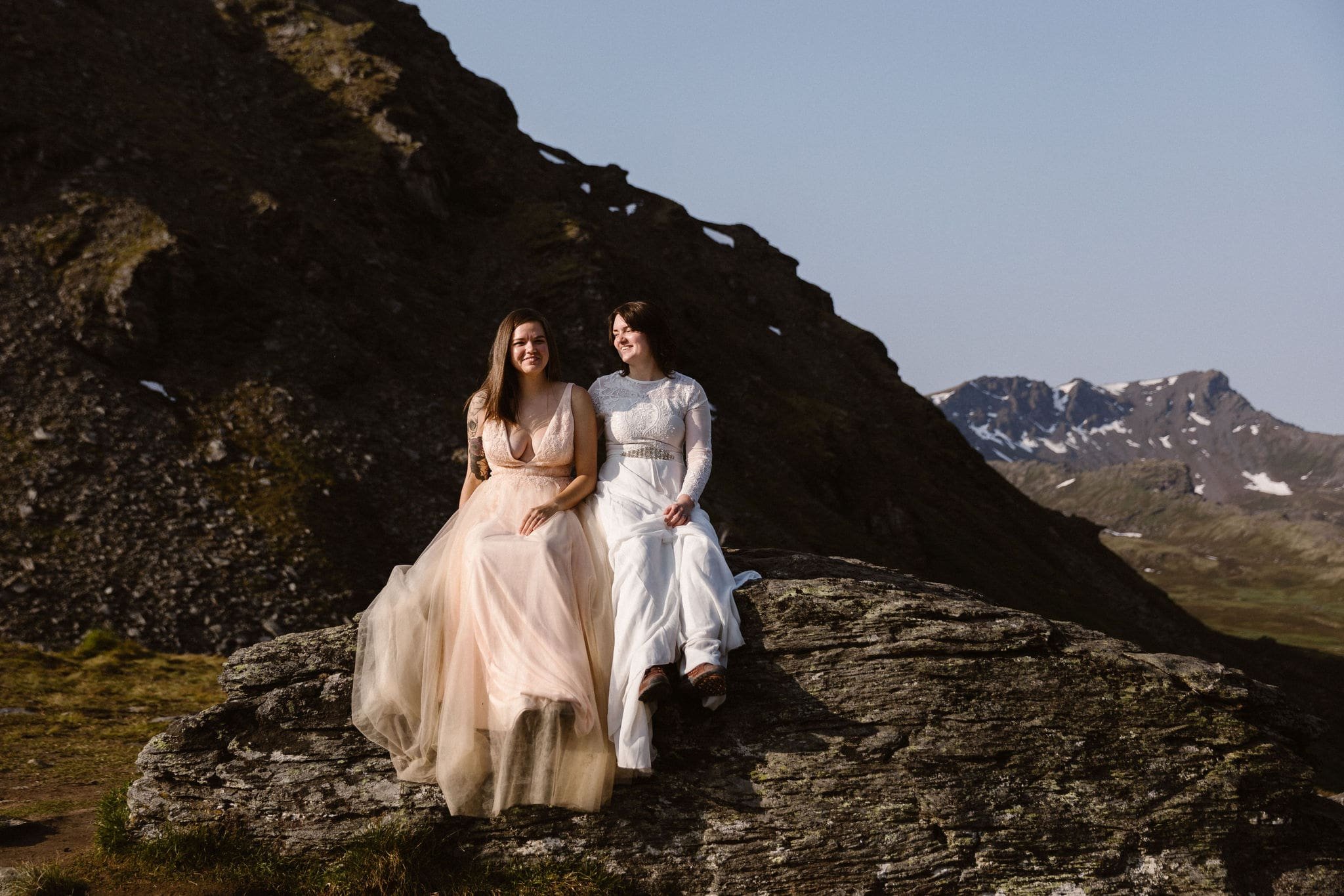Alaskan elopement wedding