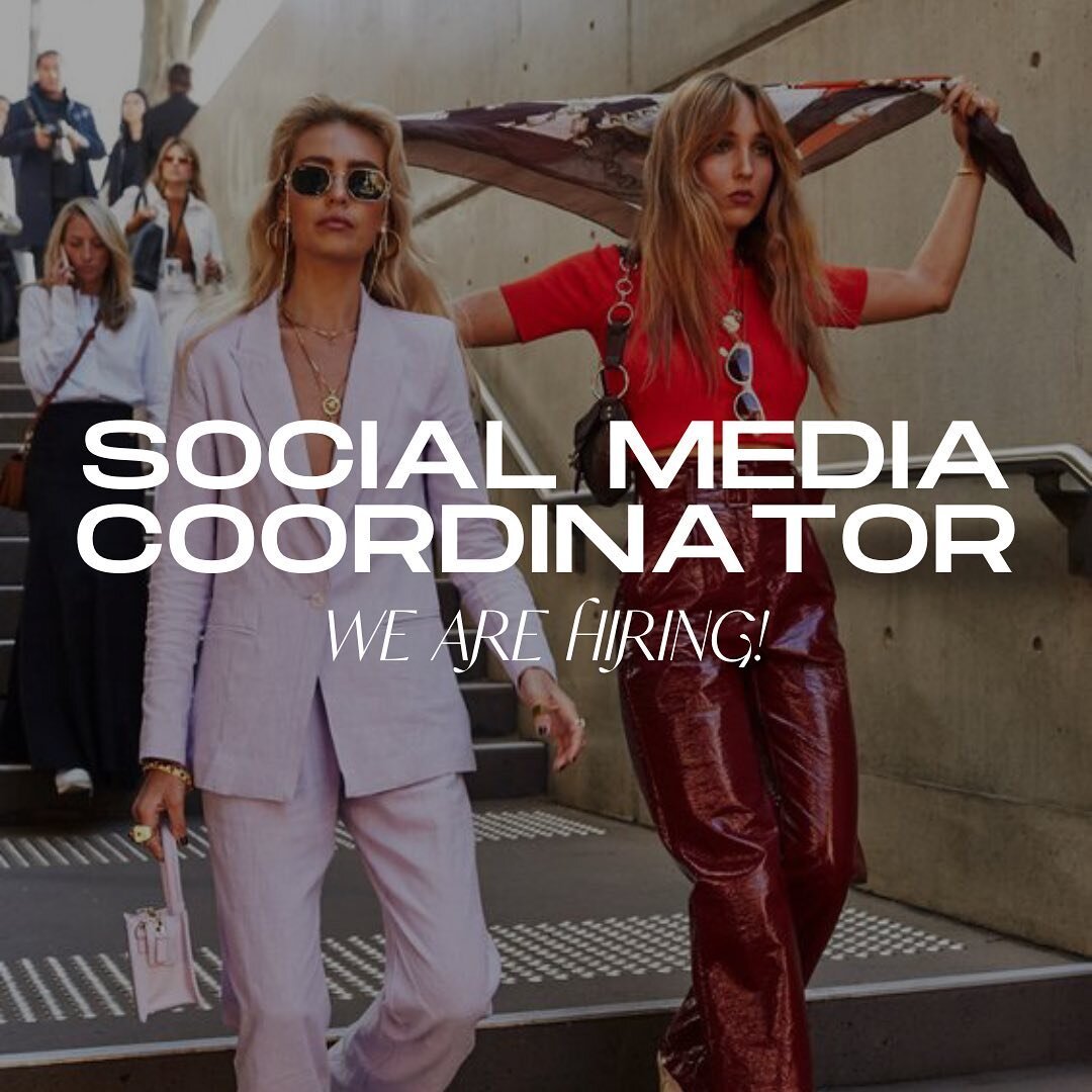 We&rsquo;re looking to hire an amazing Social Media Coordinator! 🐝 

&bull;must be based in Miami
&bull;1-2 years social media management experience
&bull;strong copywriter
&bull;loves content creation
&bull;experienced with canva
&bull;thrives in a