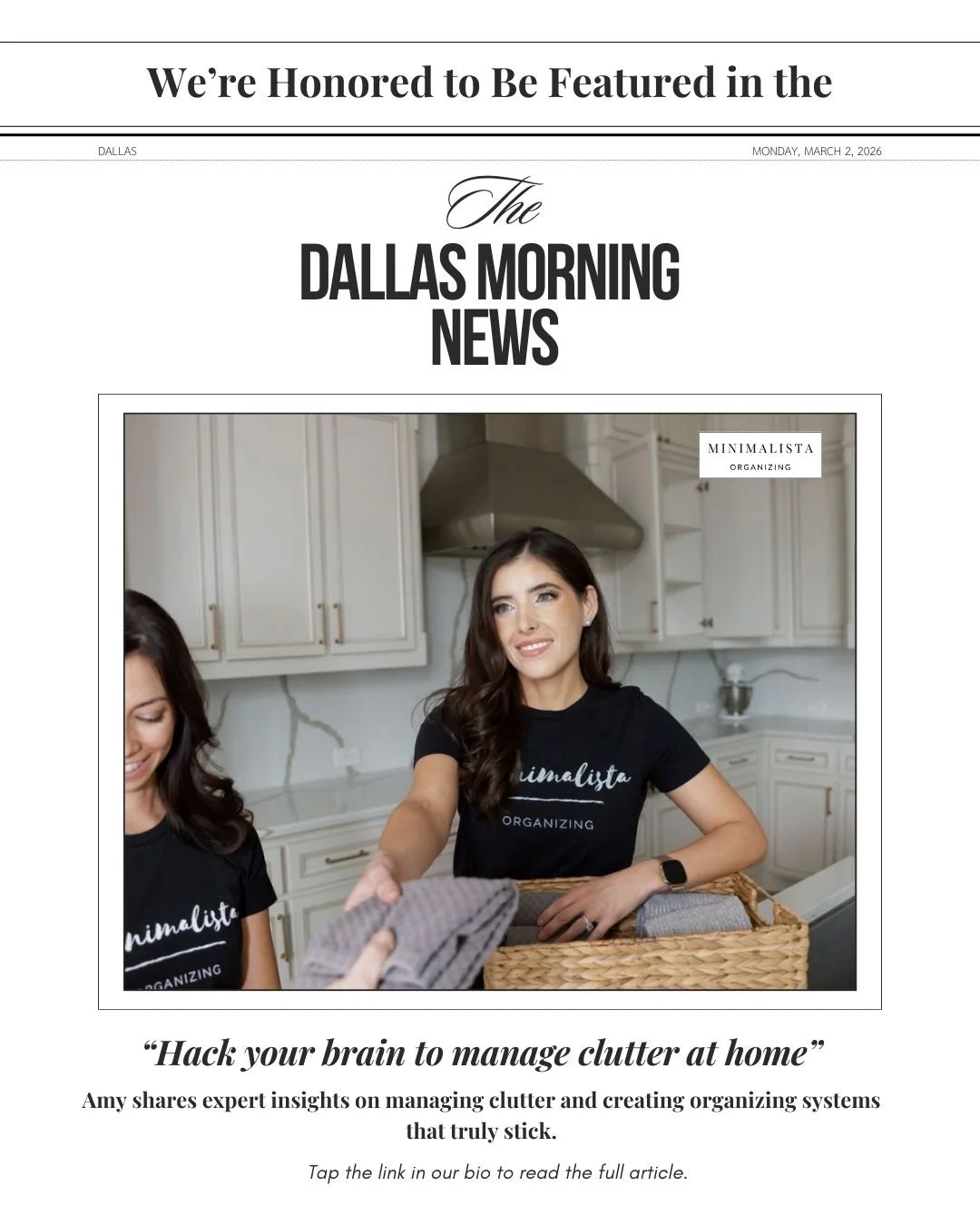 Dallas morning news article