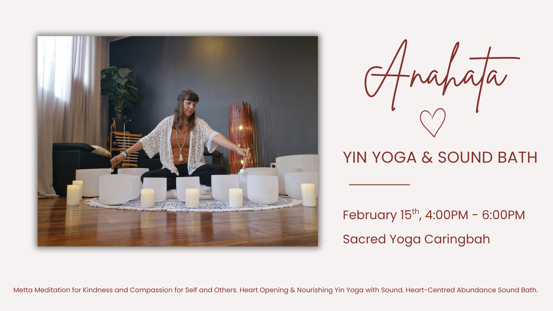 Anahata: Yin Yoga and Sound Bath