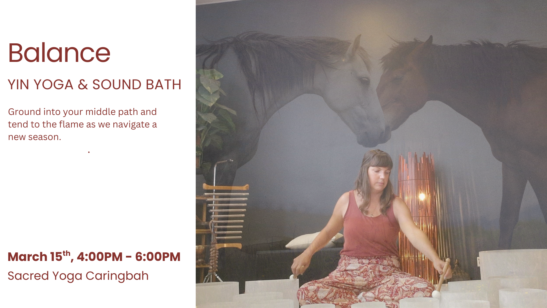 Balance: Yin Yoga and Sound Bath