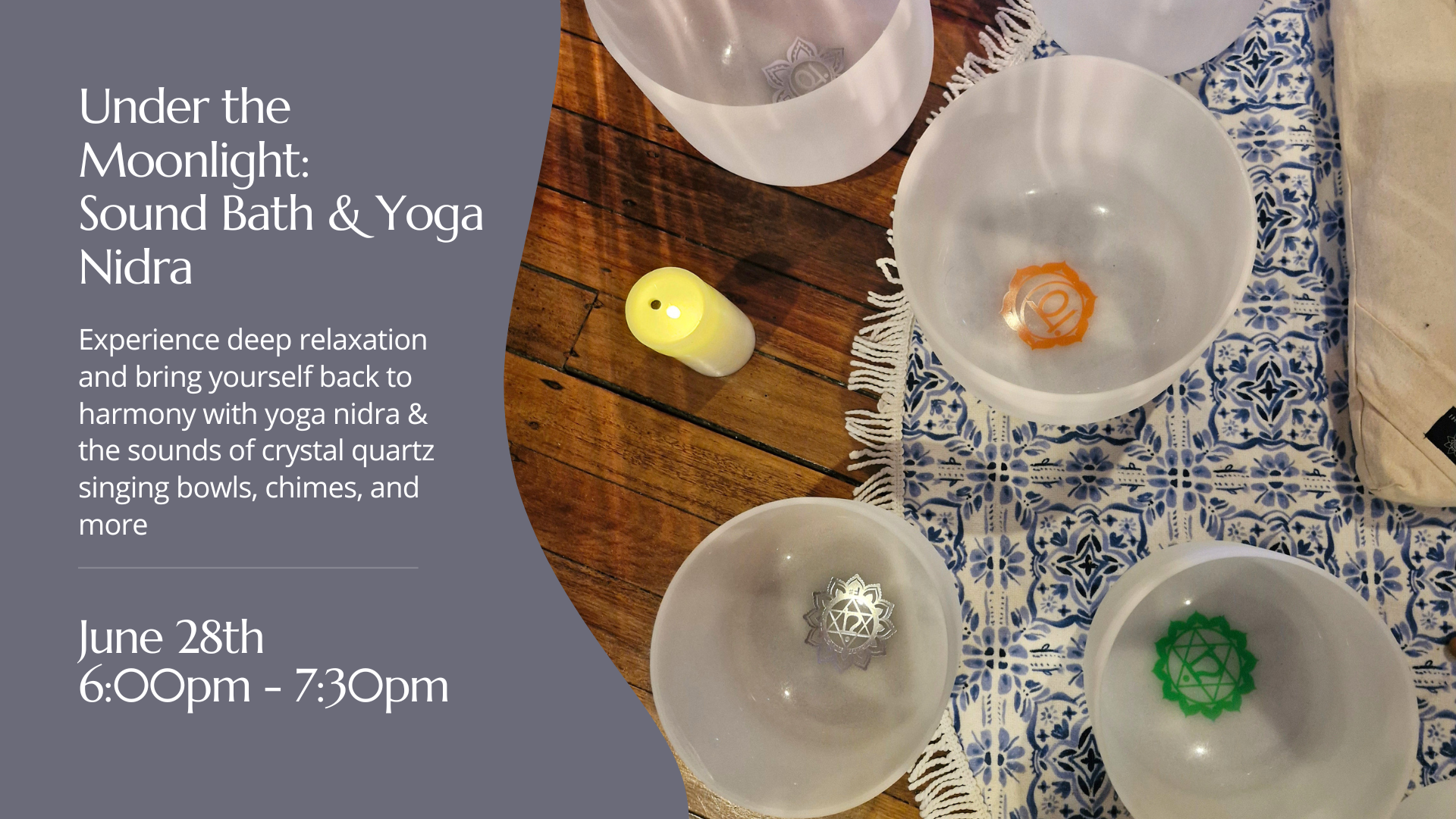 Under the Moonlight: Sound Bath and Yoga Nidra