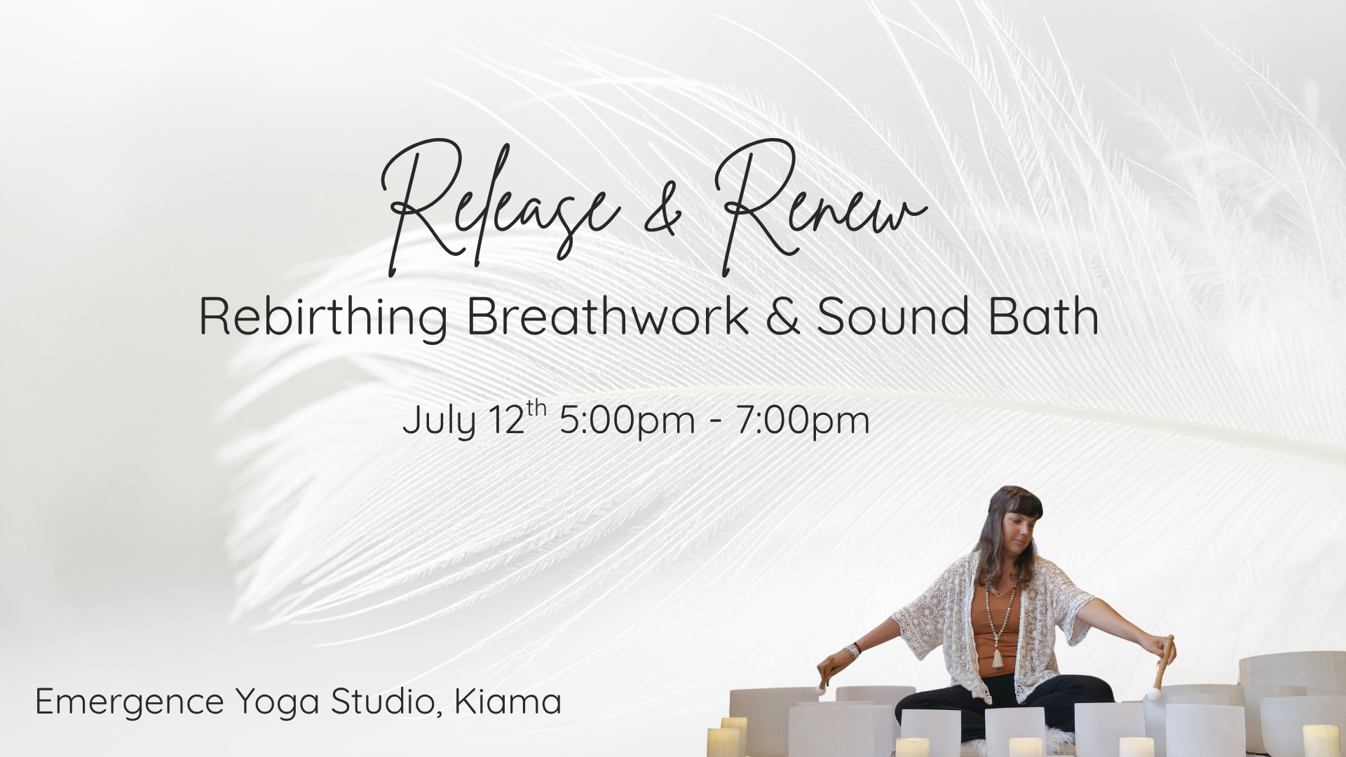 Release And ReneW: Rebirthing breathwork &amp; Sound Bath