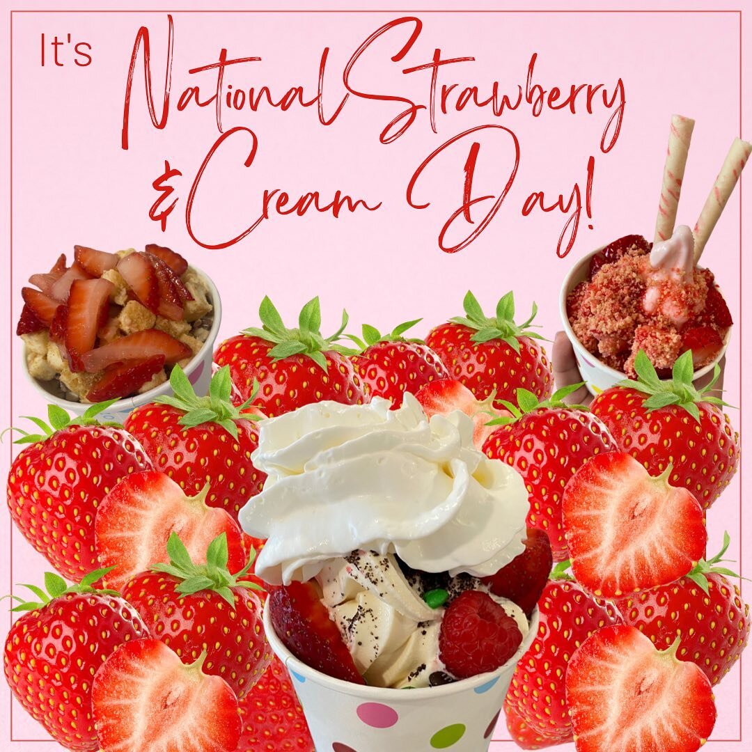 🍓🍓🍓🍓🍓🍓🍓🍓🍓🍓🍓🍓
We have Strawberry soft serve swirling, fresh cut strawberries, &amp; whip on deck! 
Come fill up your cup with some berry goodness! 
🍓🍓🍓🍓🍓🍓🍓🍓🍓🍓🍓🍓🍓🍓🍓🍓

#lizzys #lizzysfroyo #dhs #froyo #whatsinyourcup #smiles 