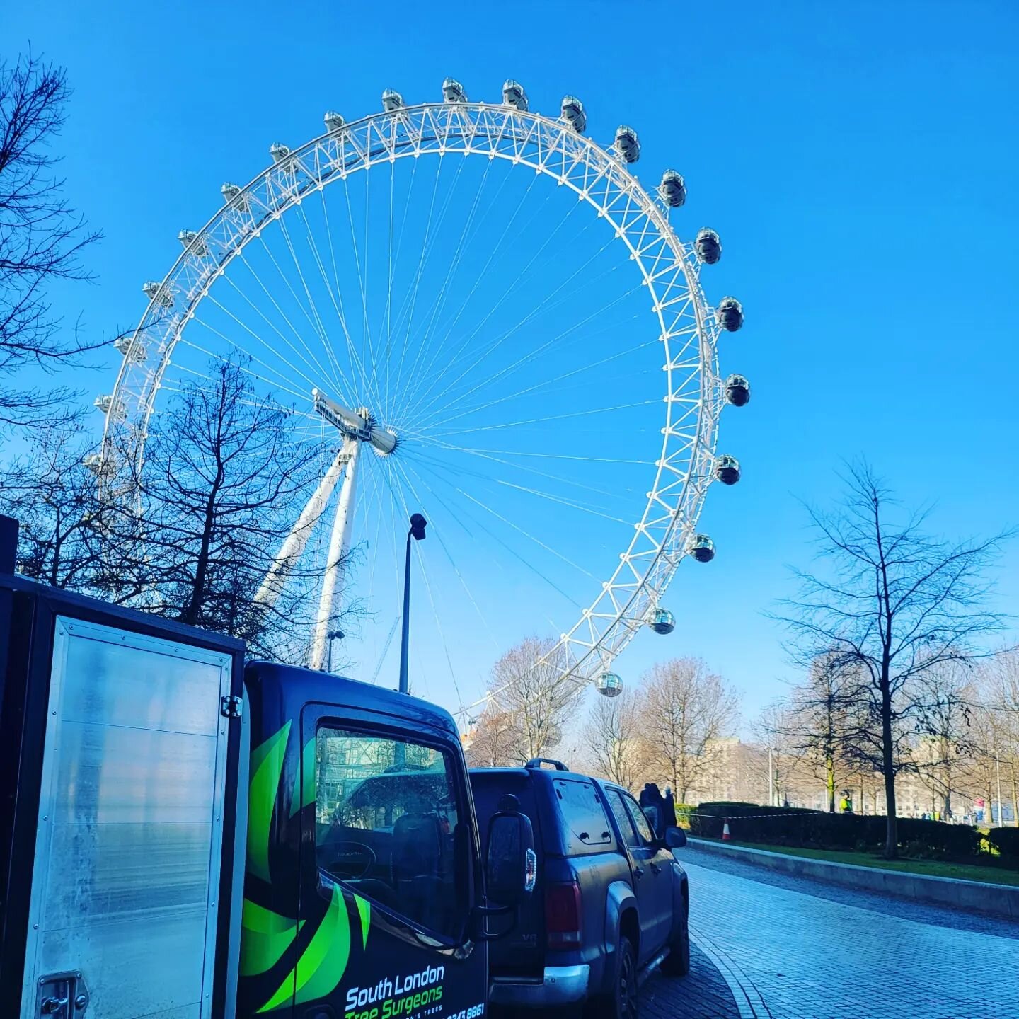 Ever get that feeling you're being watched? 👀 Felling small trees right underneath the London Eye. Gorgeous day for it 🌞☀️
#southlondontreesurgeons #treesurgery #treesurgeryuk #arborist #treesurgeon #treesurgeons #treeservices #treecare #southlondo