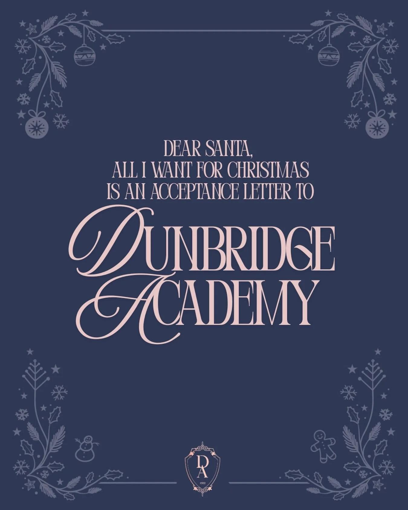 Manifesting quietly ✉️✨ A Merry Dunbridge Christmas an alle, die feiern 🕯️💫🎄