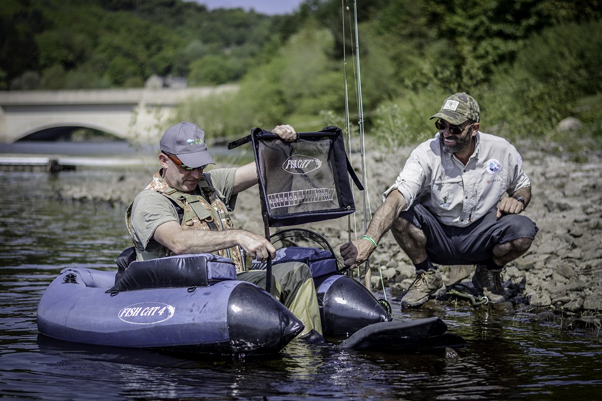 Inflatable Pontoon and Float tube fishing