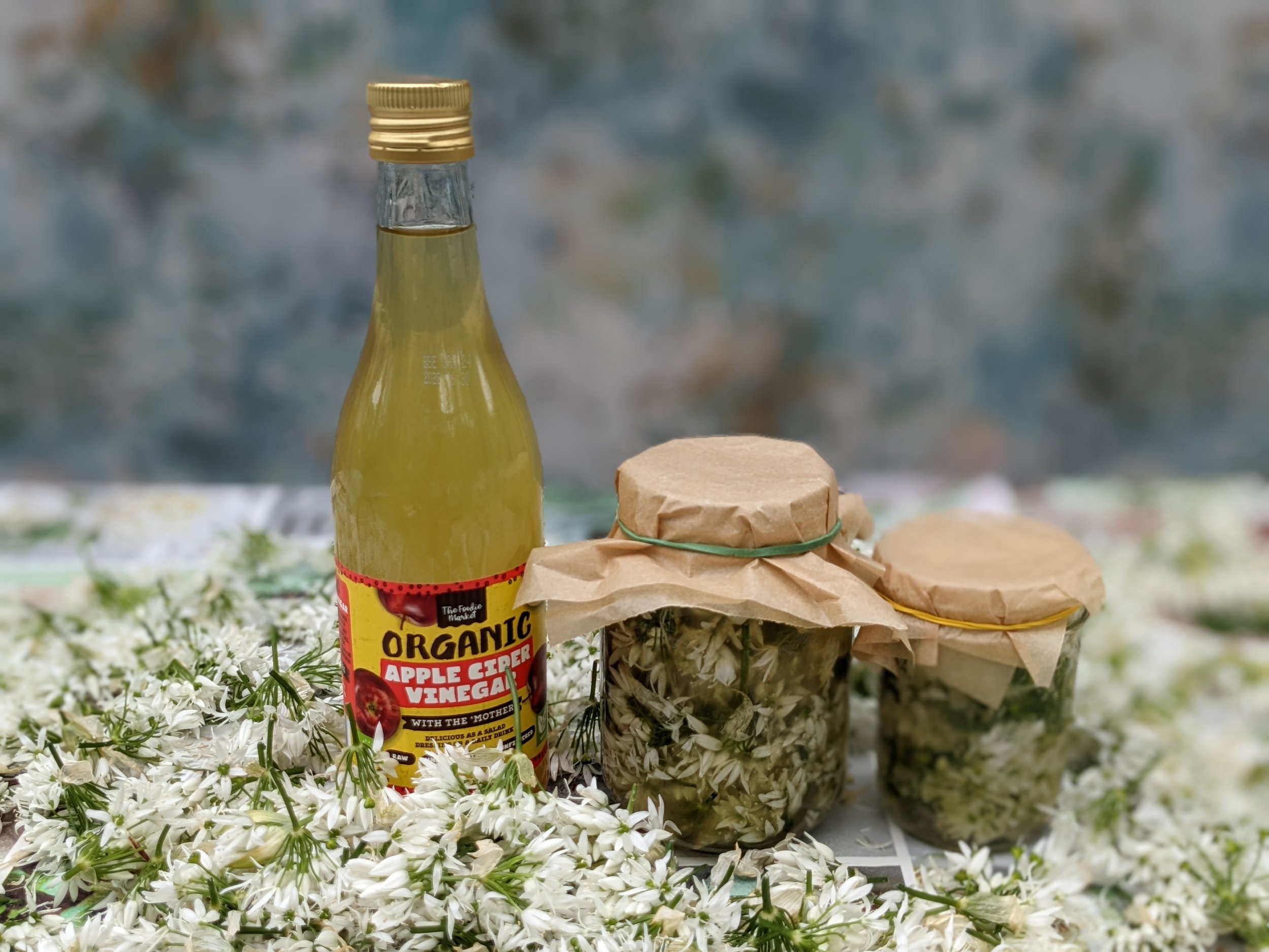 Wild Garlic Infused Vinegar