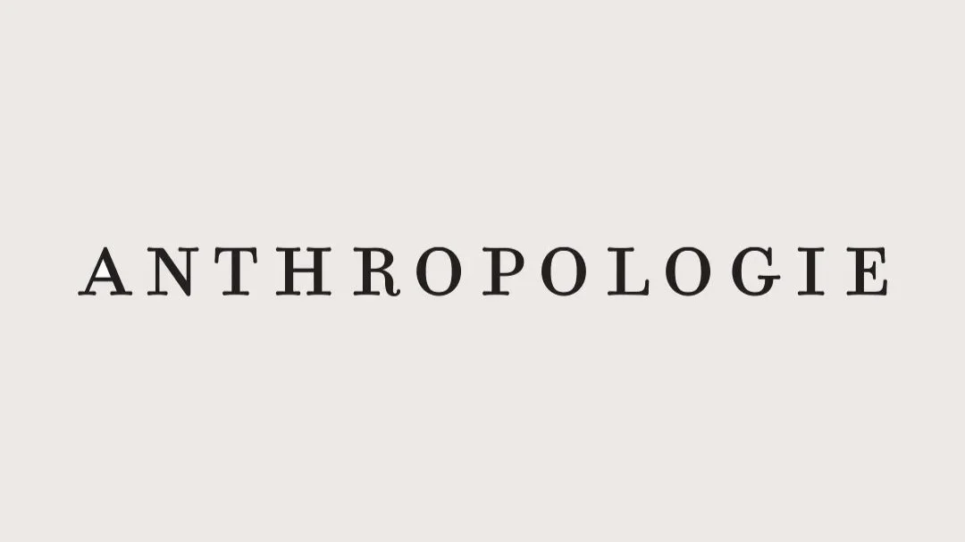 The word "ANTHROPOLOGIE" centered on a plain background in black serif font.