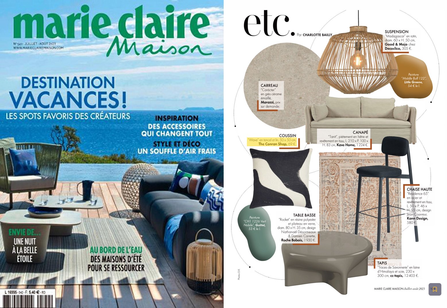 Wave cushion | Marie Claire (France)