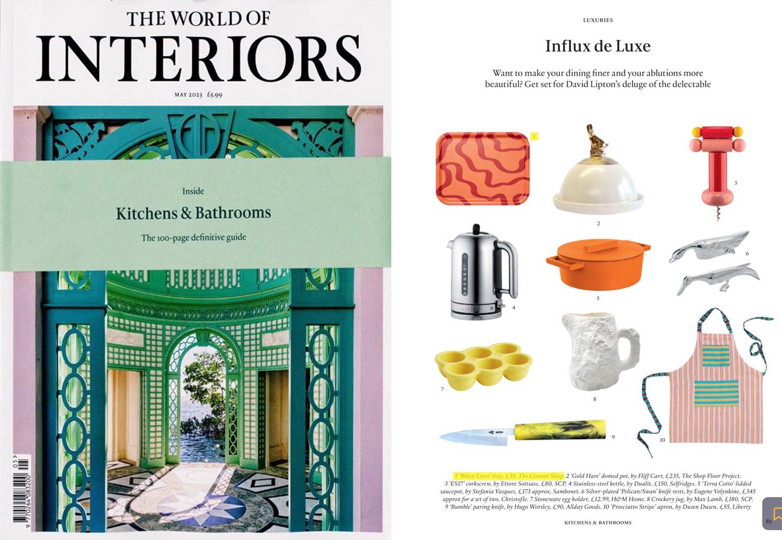 Wiggle Tray | The World Of Interiors