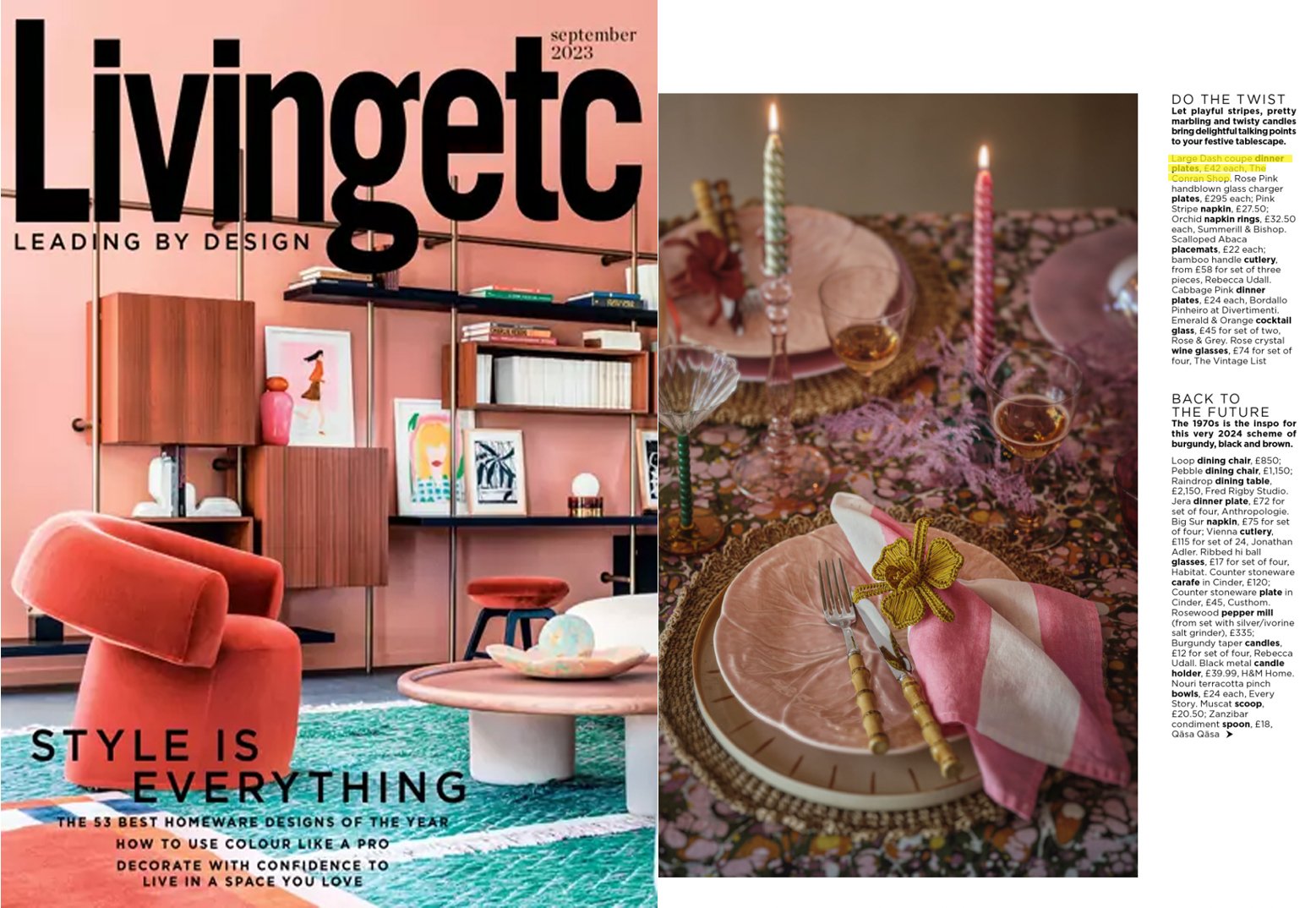 Dash coupe plate | Living Etc