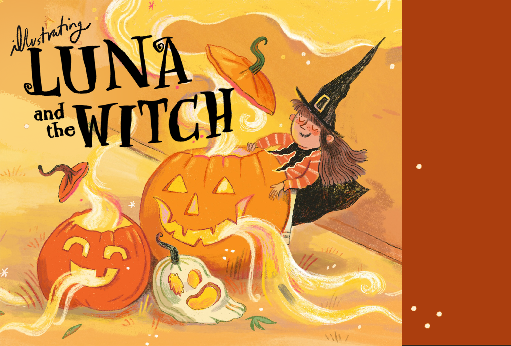Illustrating Luna &amp; the Witch 