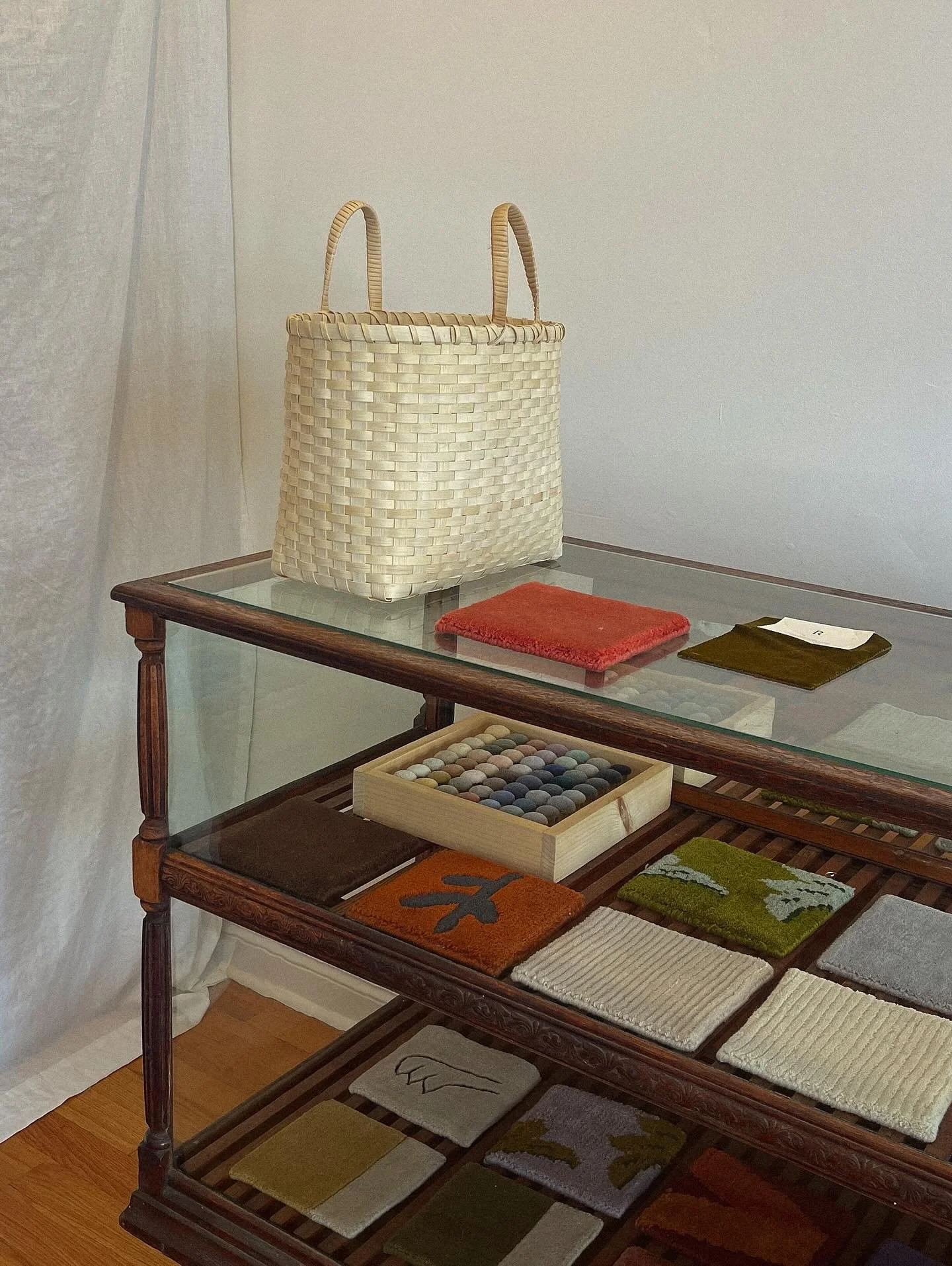 Finishing out the week with lots of new rug samples, fresh business cards, and everyone&rsquo;s favorite chairs back in the window.