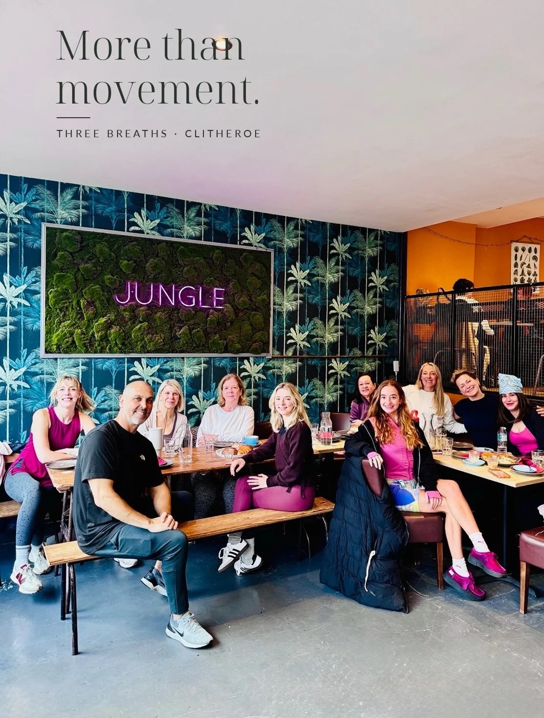 MORE THAN MOVEMENT. 🤎

Friday morning yoga &amp; Pilates followed by coffee, croissants and a very good catch-up with our lovely members @jungle_coffee 

And this is one of the things I love most about Three Breaths.

We&rsquo;re not just a Pilates 