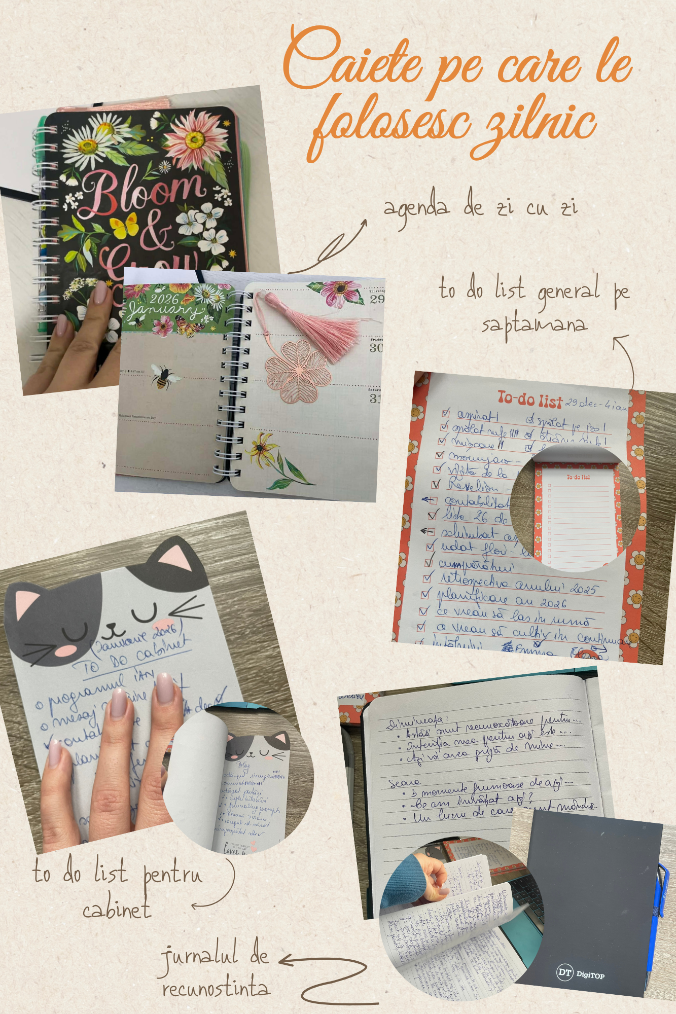 Caietele mele: de la digital la analog