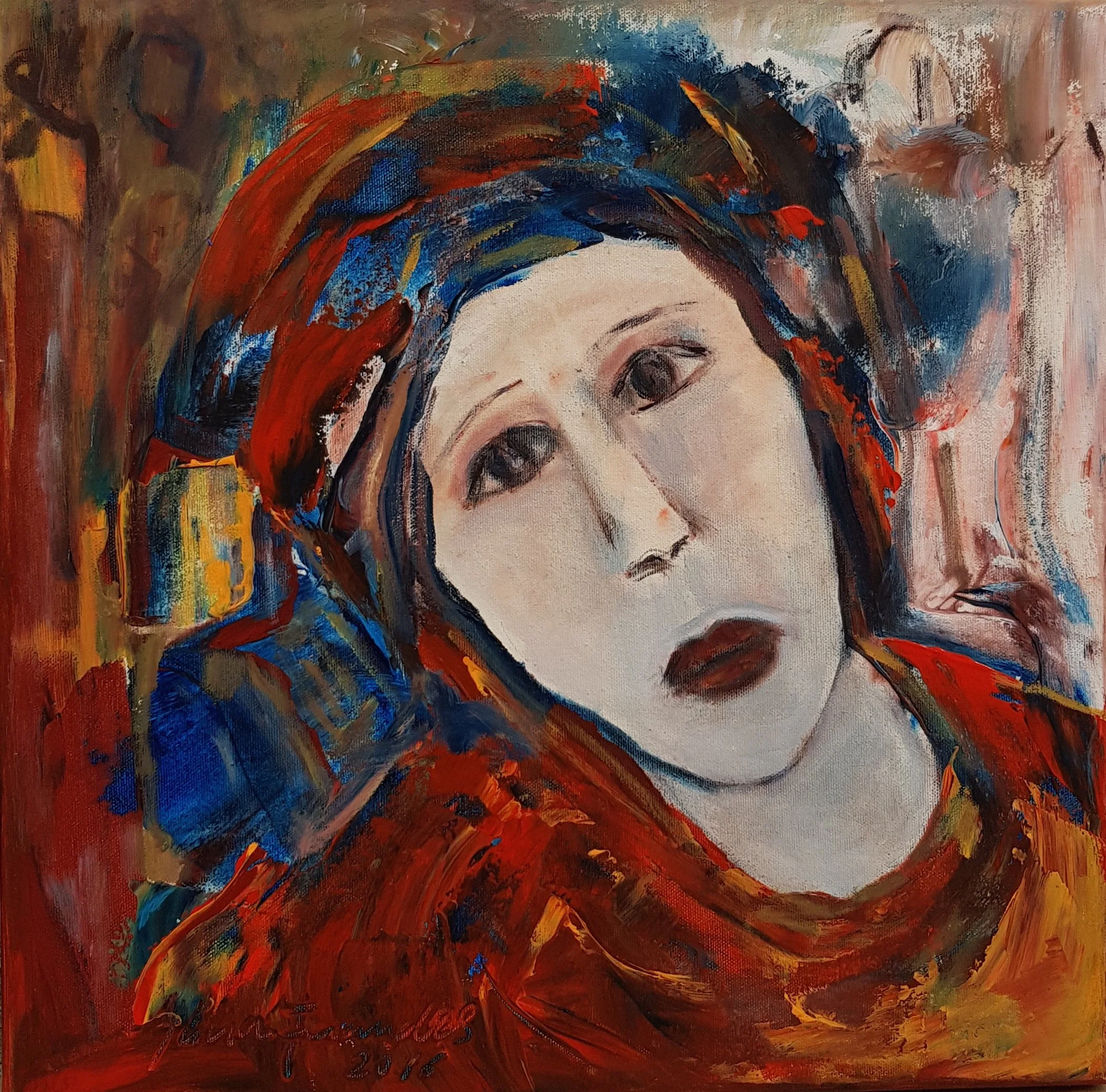 Acrílico s/ tela 40x40 cm | 2016