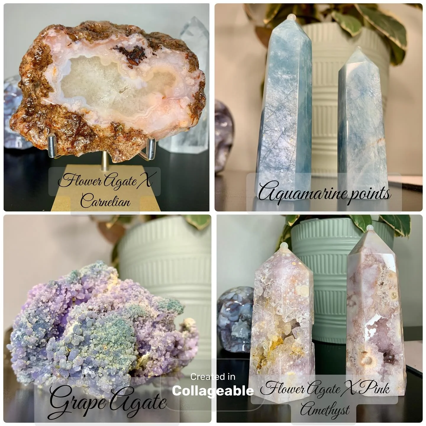 ℕ𝕖𝕨 𝕚𝕥𝕖𝕞𝕤 &amp; 𝕨𝕖𝕓𝕤𝕚𝕥𝕖 𝕣𝕖𝕤𝕥𝕠𝕔𝕜 🤌

Yes, you heard that right! 😝

Now listed on the website! Follow the links below to see our new items up for grabs!

🫶🏻https://www.revivalcrystals.com/shop/p/aquamarine-points

🫶🏻https://ww