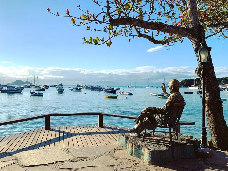 About B&uacute;zios 🇧🇷⛵️🏝🍹✌🏼 #buzios #brasil #holiday #boats #beach #caipirinhas #moqueca #paradise