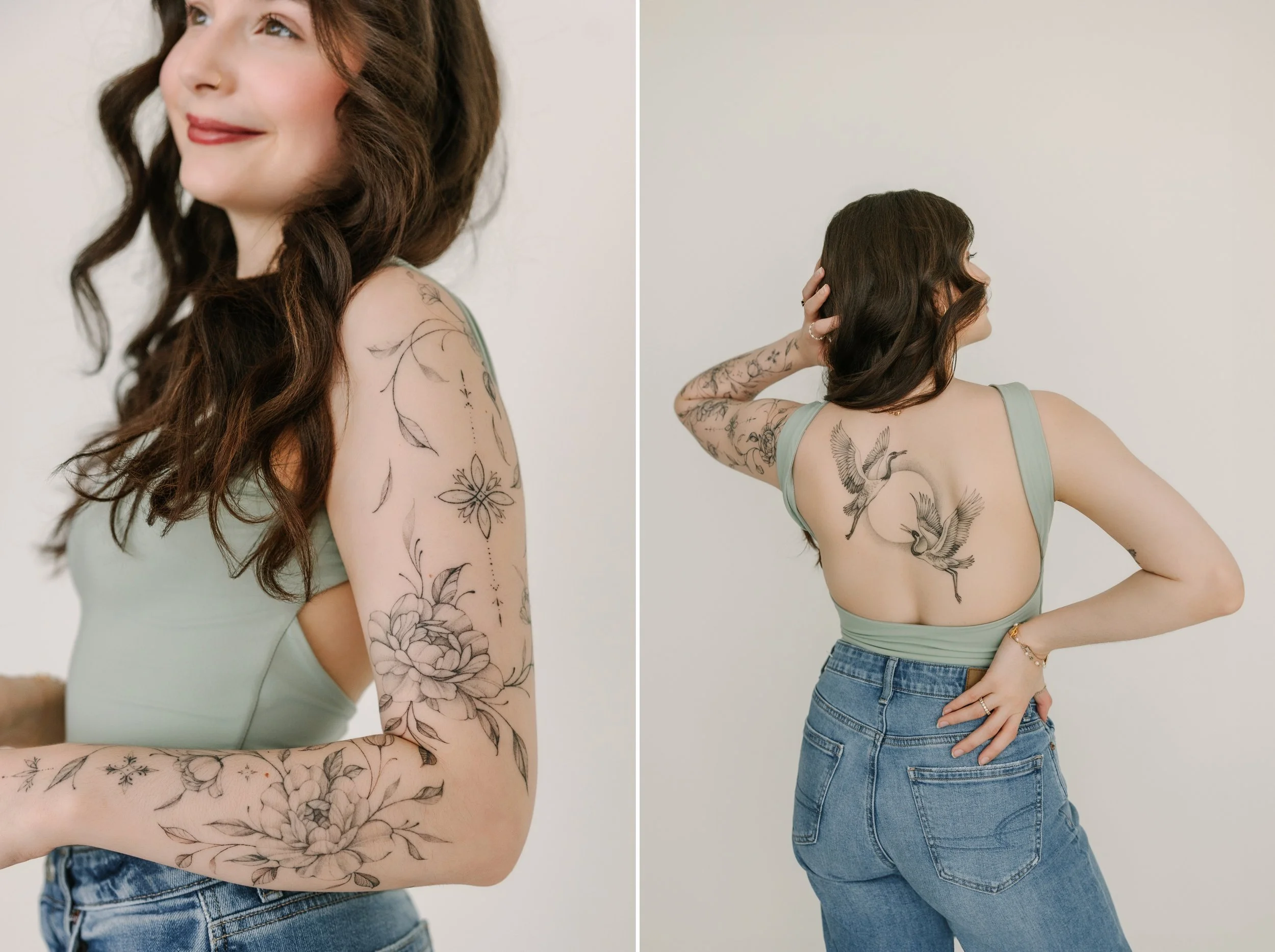 Sophia Sage Design- Fine Line Tatoo Artist Branding 