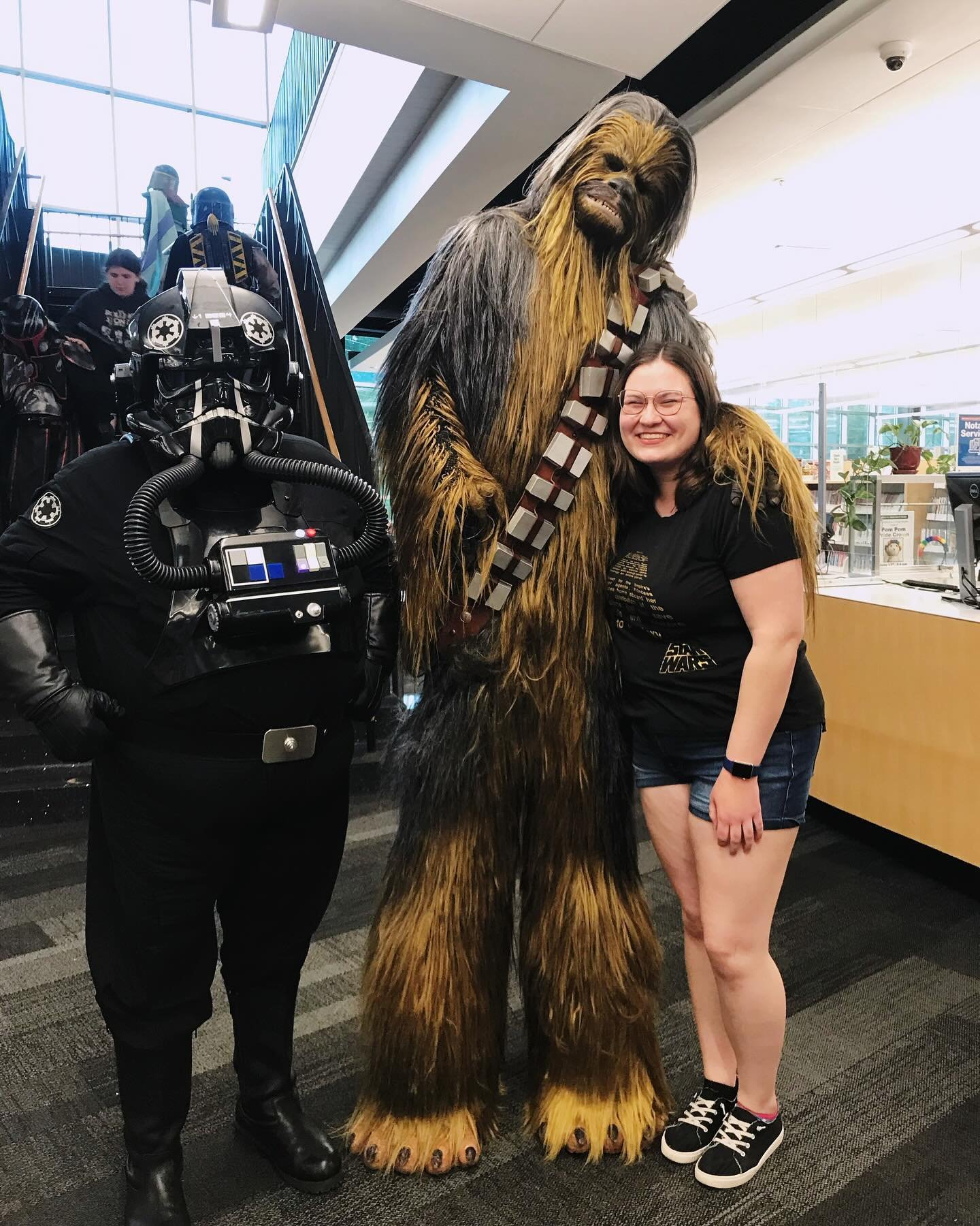 May the Fourth be with you. (And also with you.) 😁⭐️ 

A throwback to some Star Wars related pics I&rsquo;ve taken. 😂 I&rsquo;m not sure I&rsquo;ve ever felt so short as I did with a Wookiee. Also including an oldie but a goodie from high school wh