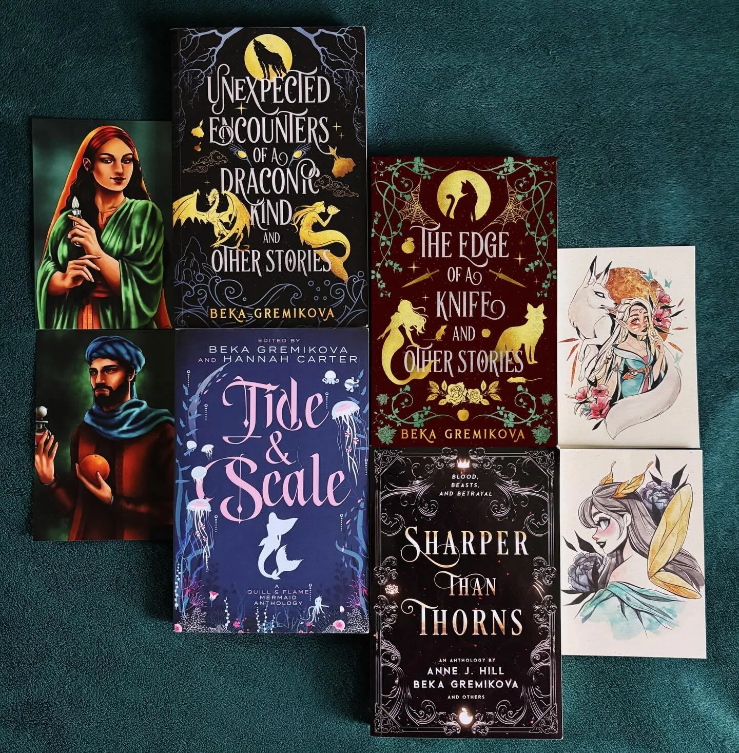 &ldquo;Monsters. They are not always easily spotted, and often easily misunderstood. Sometimes, the monsters must be slain&mdash;and sometimes, they must be saved&hellip;&rdquo;

A belated happy release day to @beka.gremikova &lsquo;s new anthology t