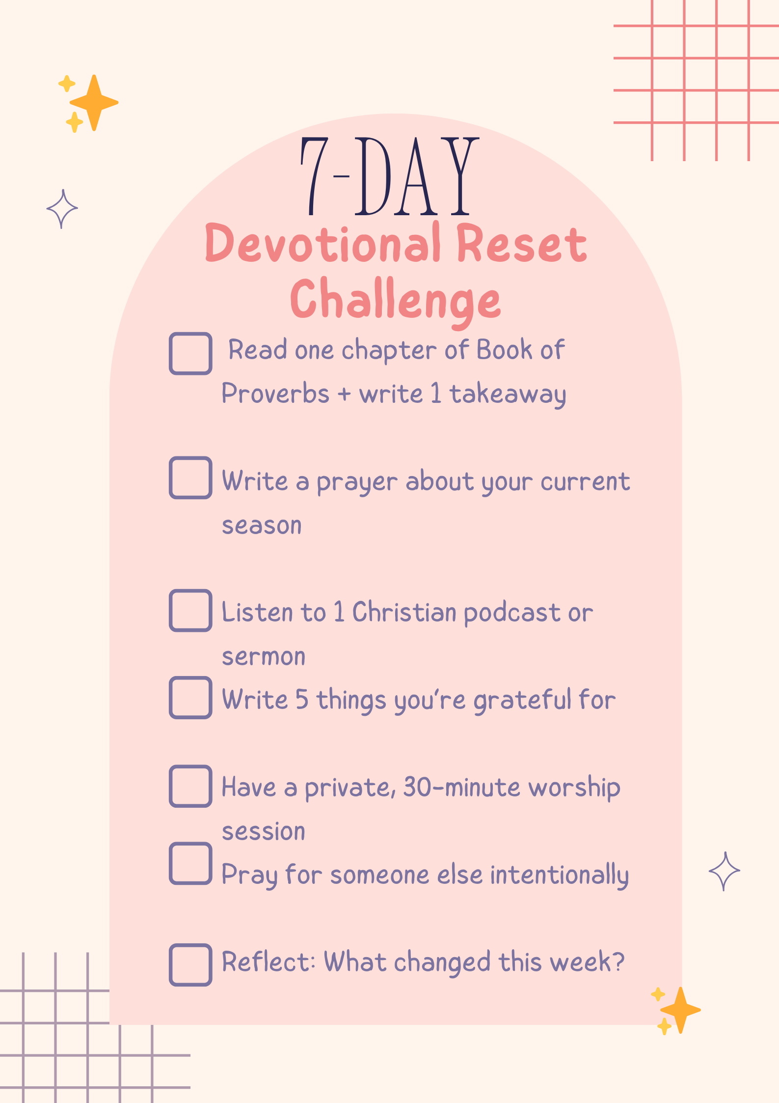 🌿 7-Day Devotion Reset Challenge