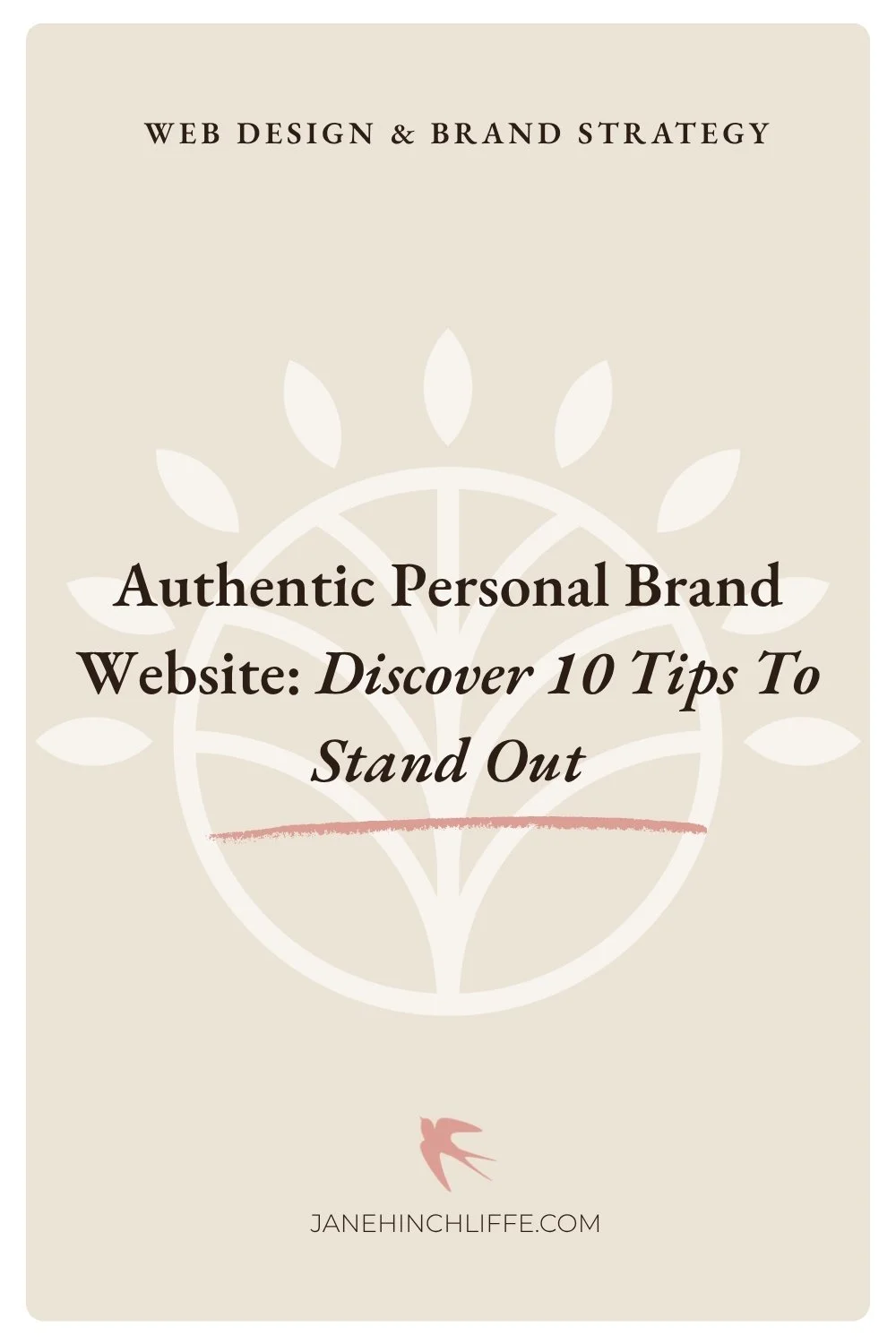 Authentic personal brand website with 10 tips to stand out - blog post by Jane Hinchliffe