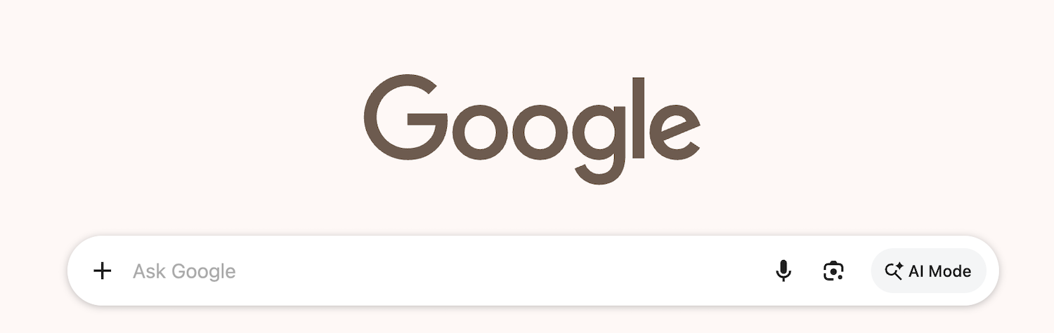 Google AI mode screenshot from my computer