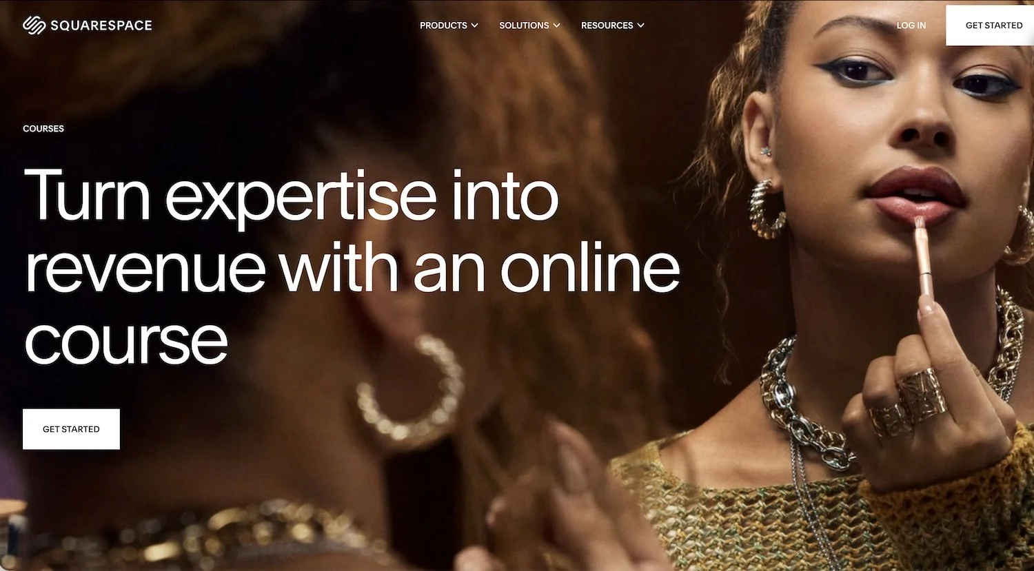 Squarespace Courses screenshot