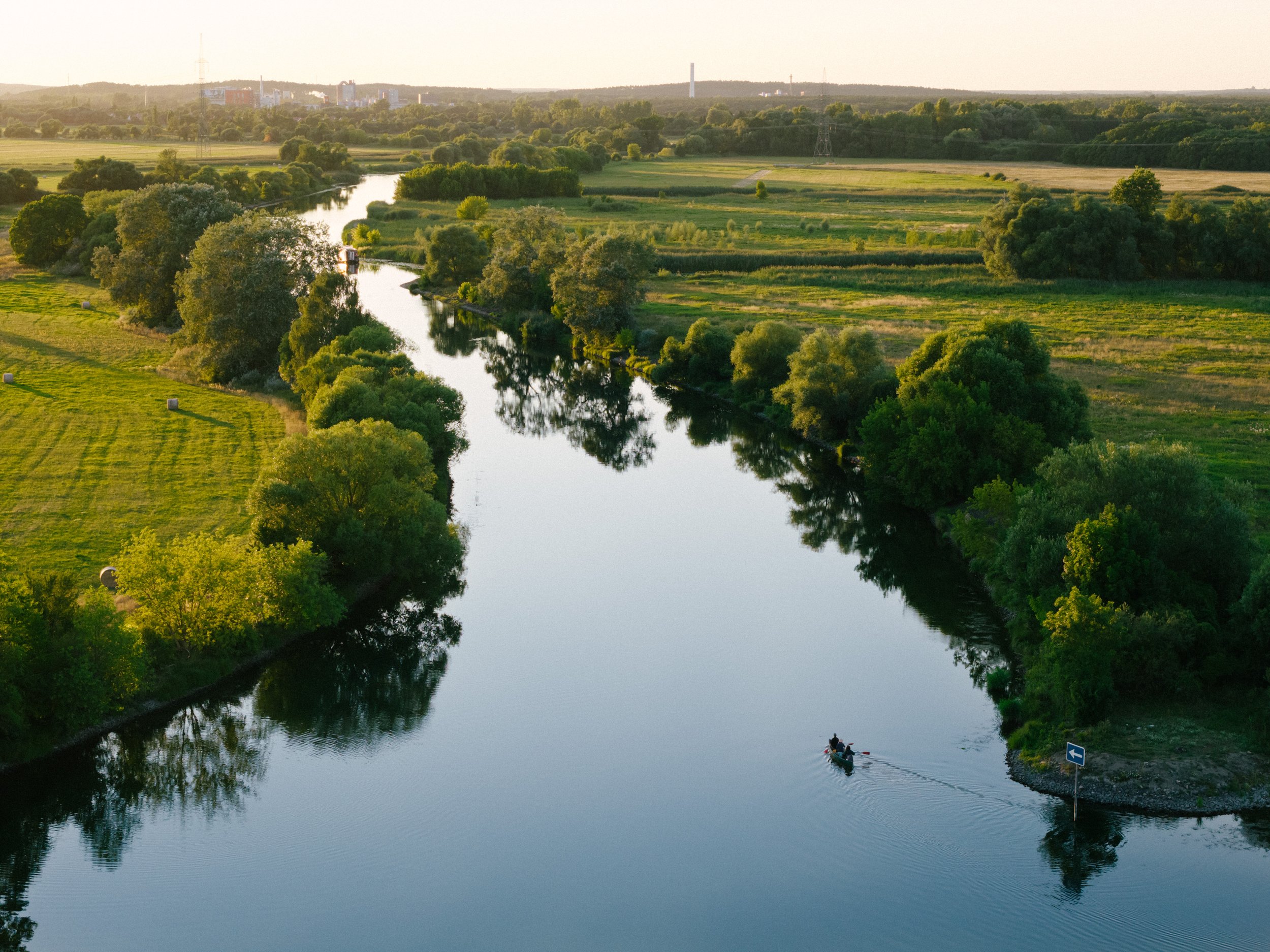 NABU Havel Renaturierung Kano Reportagefotografie Natur Brandenburg Drohnenfotografie 