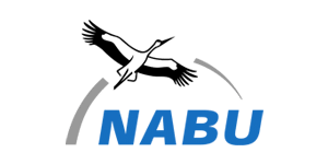 NABU logo with a bird in flight and a curved line