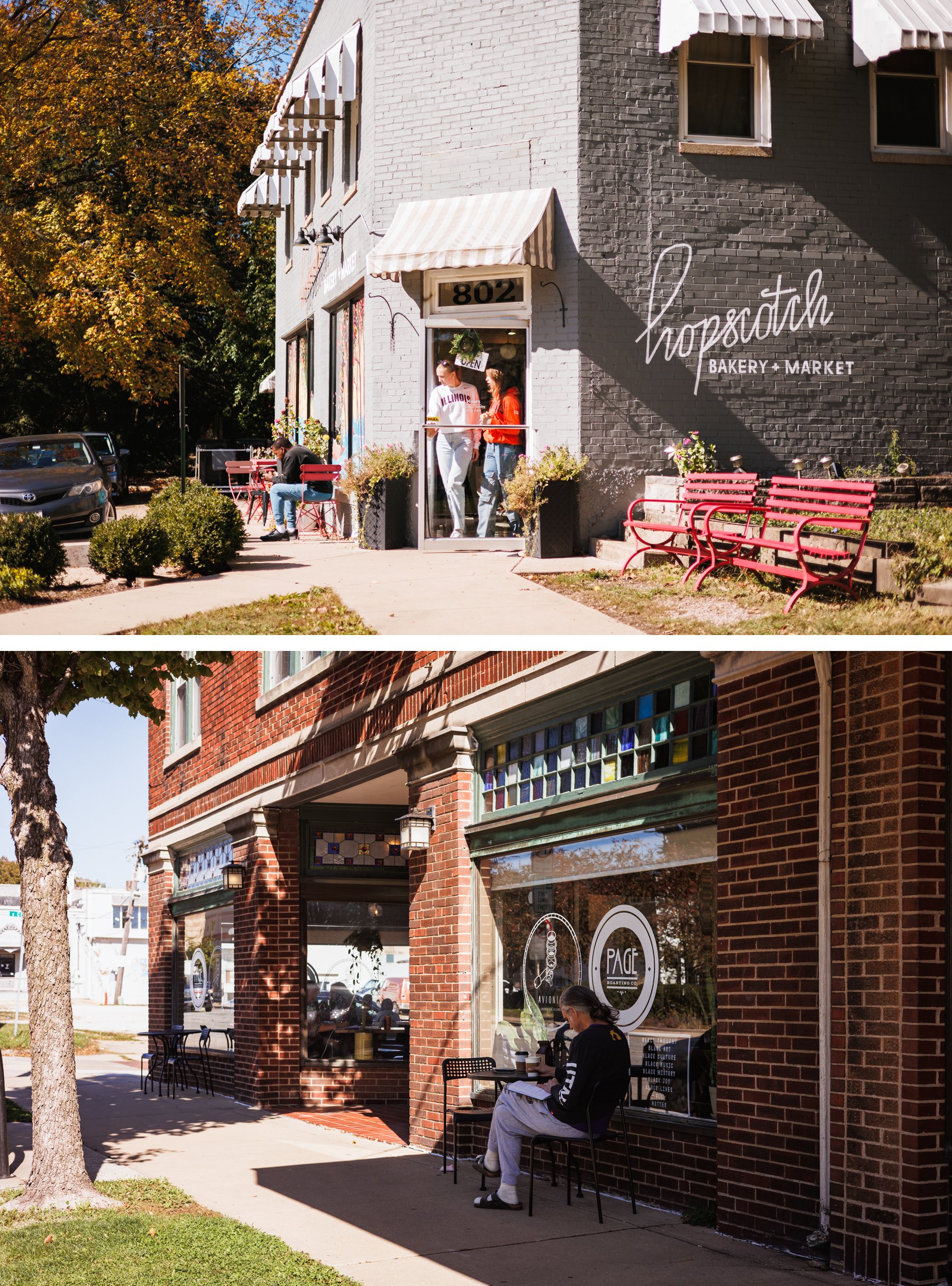 Hopscotch Bakery & Flying Machine Avionics, Champaign, Illinois