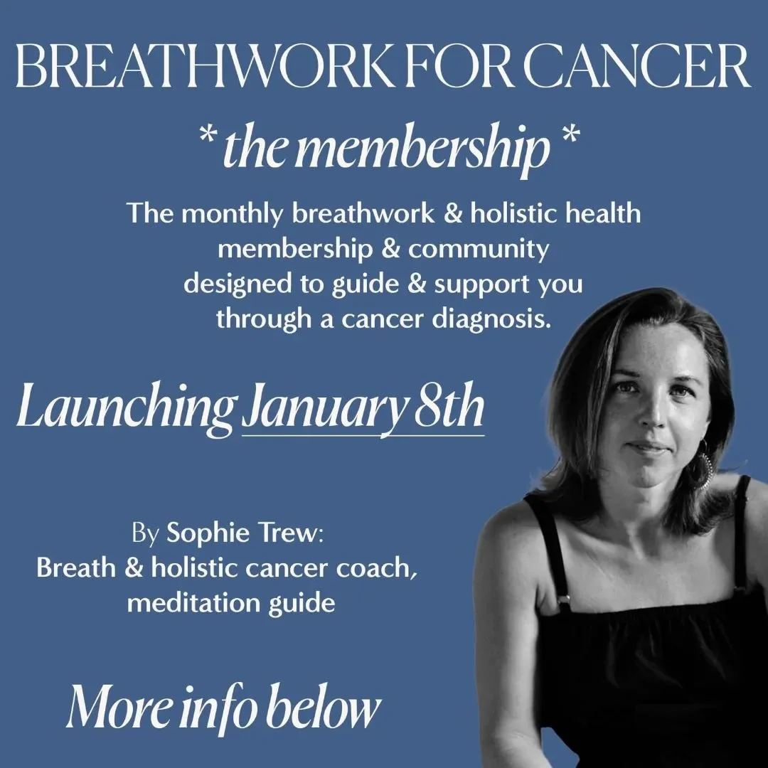 I&rsquo;m excited to introduce my new online offering: &ldquo;Breathwork for Cancer&rdquo;- The Membership.  A bespoke monthly breathwork &amp; holistic health membership designed to support and guide you as you navigate life through a cancer diagnos