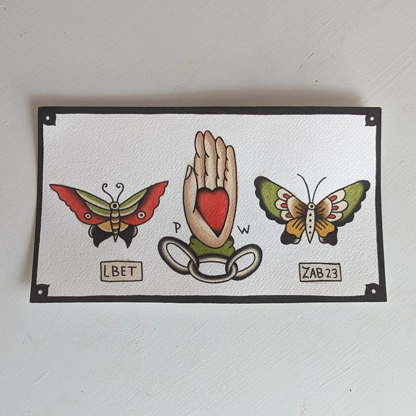 My take on a few simple Waters designs. I would love to tattoo all of these. Email me to set your appointment.
&bull;
&bull;
&bull;
#flashpainting #traditionaltattoo #tattooflash #butterflytattoo #watercolor