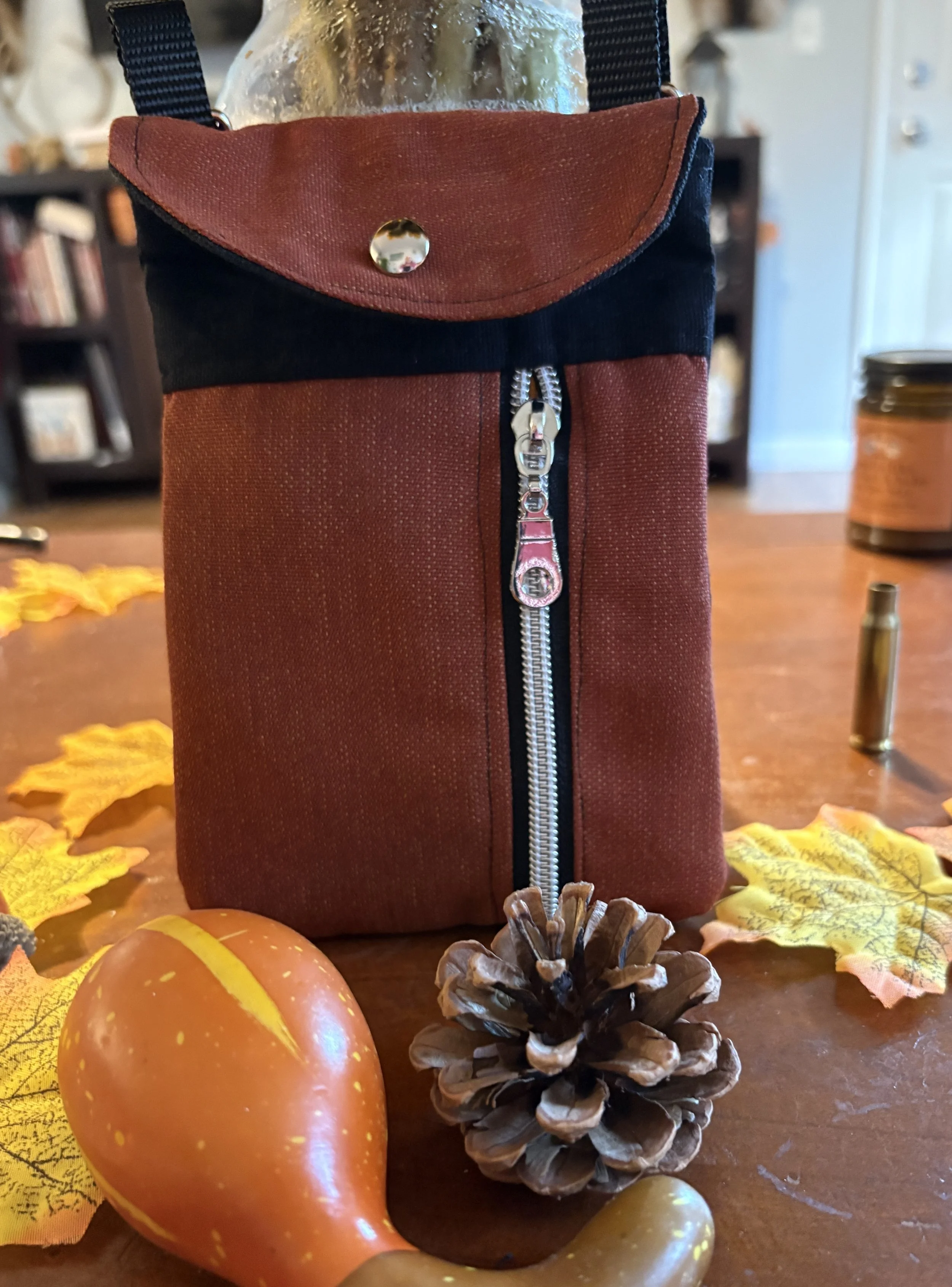 Rust fall (silver zipper)