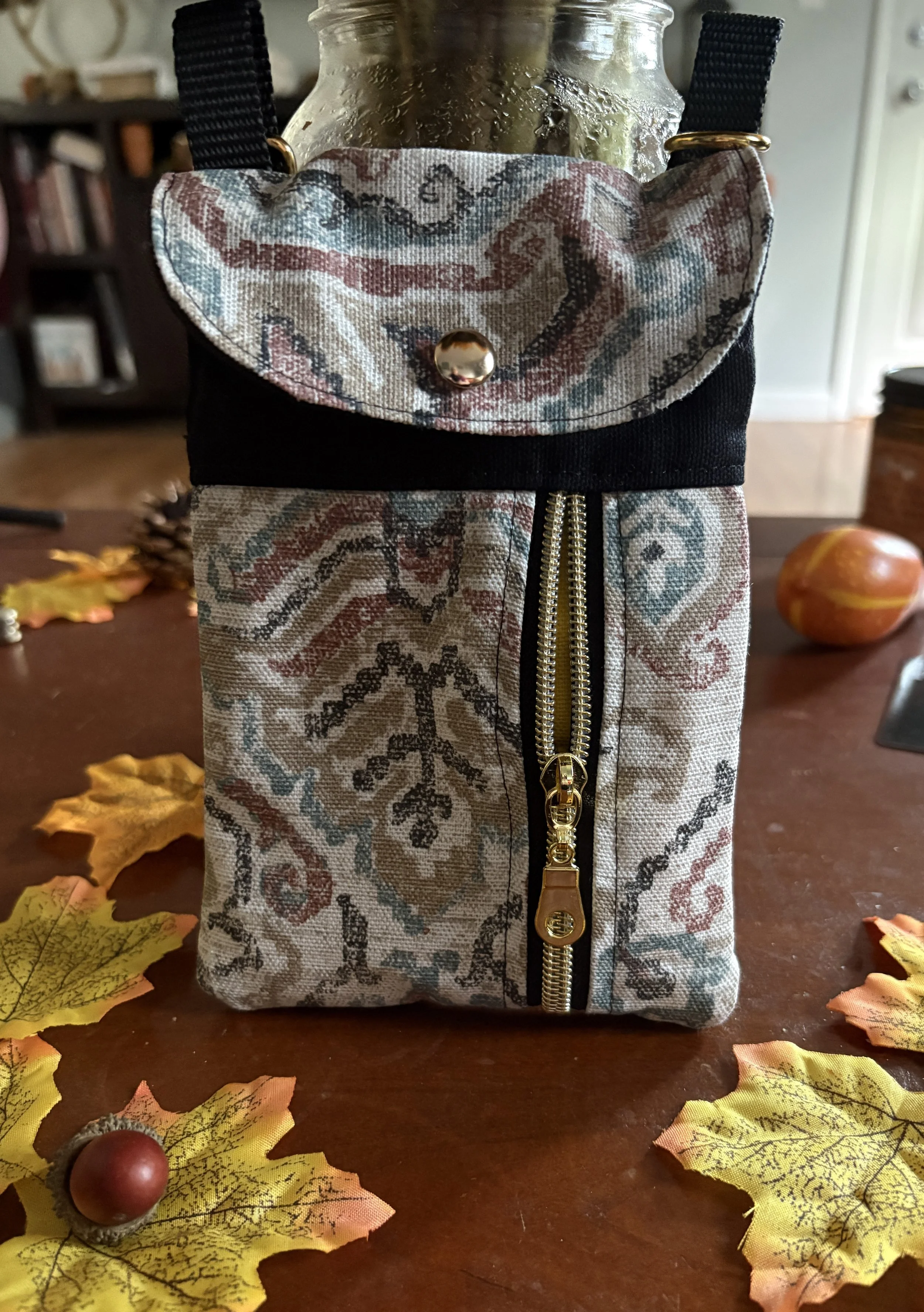 Earthy Hue (gold zipper)