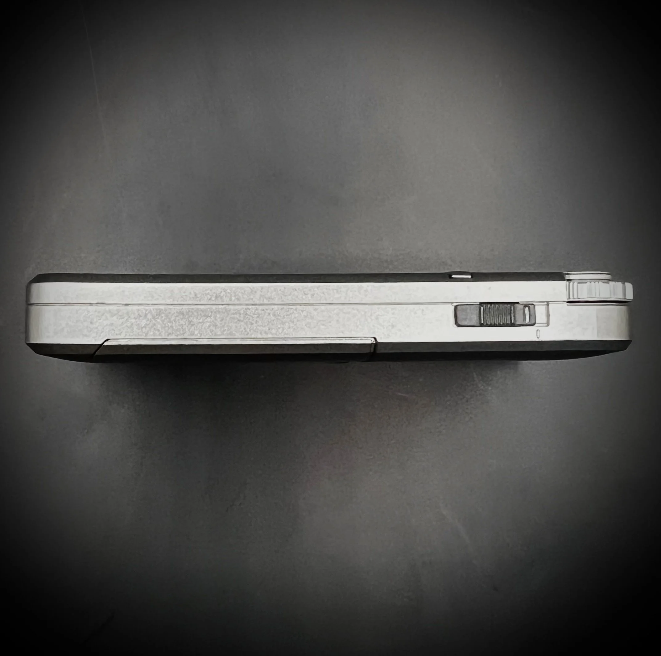 Panasonic RR-DR60 digital voice recorder switch view - black background