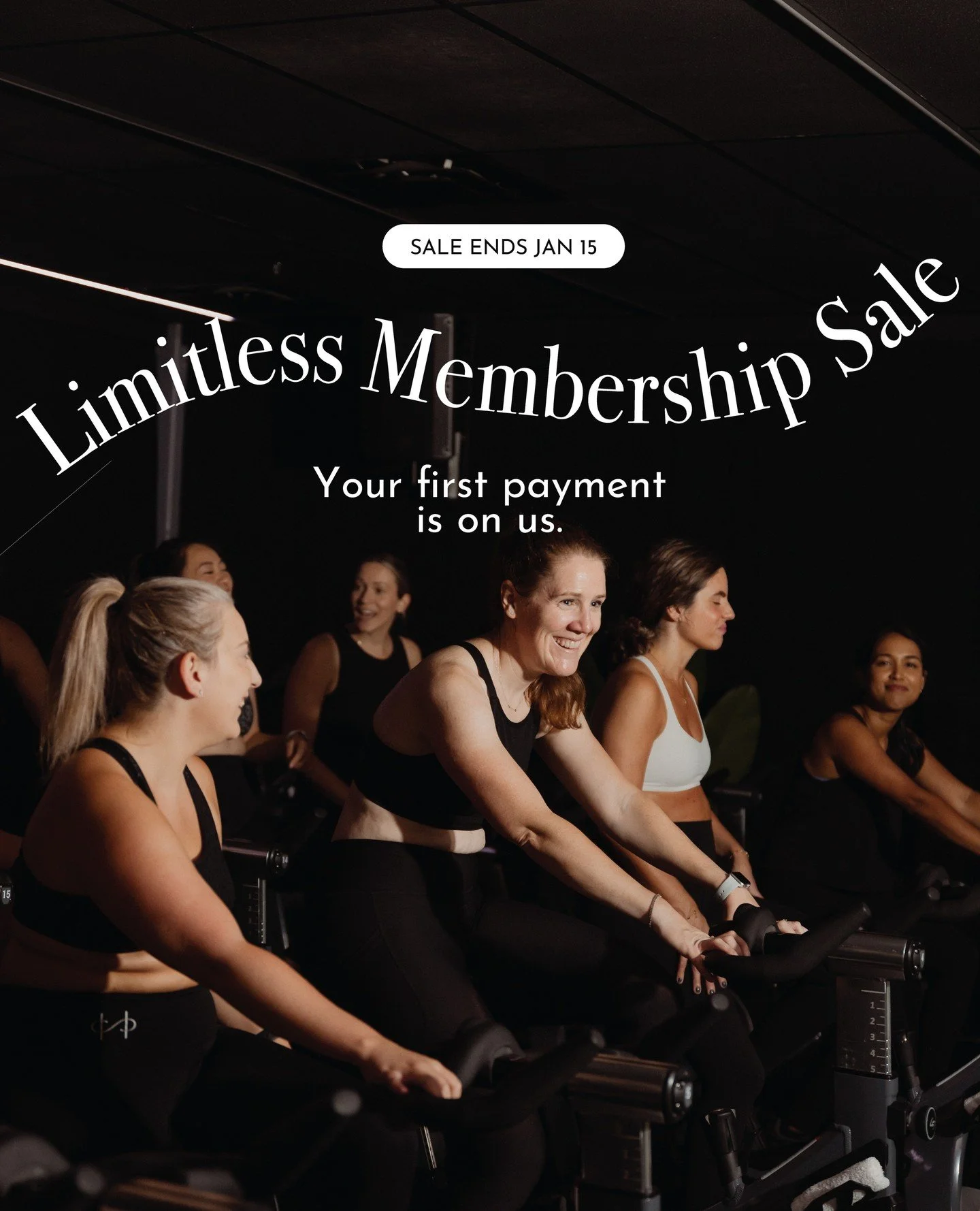 🚨 LIMITLESS MEMBERSHIP SALE 🚨⁠
⁠
January is for momentum, and your first payment is on us.⁠
Use code FIRSTFREE at checkout and pay $0 today.⁠
Sale ends Jan 15 ⏳️⁠
⁠
Already on class credits?⁠
Upgrade + convert your remaining credits toward your mem