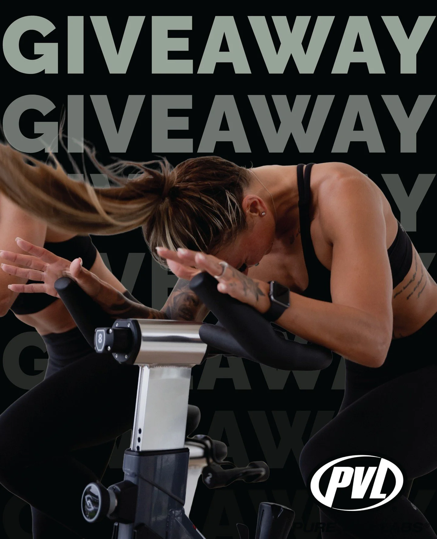 🚨 GIVEAWAY TIME 🚨⁠
⁠
We've teamed up with @purevitalabs to bring you a $1100+ prize pack because your fitness era deserves a little extra shine ✨️⁠
⁠
WHAT YOU COULD WIN:⁠
 &bull; PVL prize pack valued at $550+⁠
 &bull; Hype Cycle Club 20 class cred