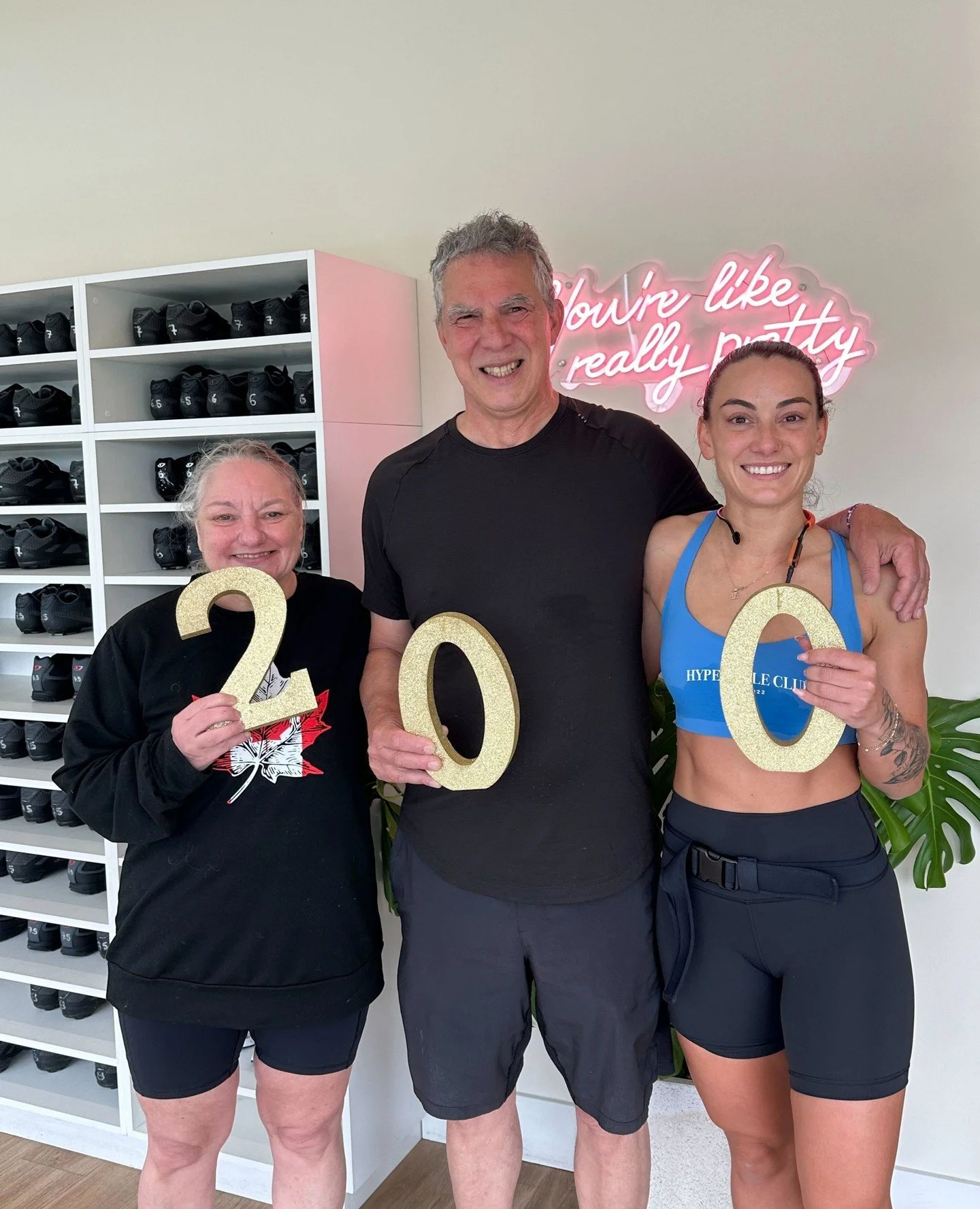 Now closing in on 300 rides and still showing up with the same consistency every single time.⁠
⁠
That&rsquo;s what Hype is all about.⁠
⁠
200 rides of showing up, putting in the work, and choosing yourself again and again. Ride after ride. No shortcut