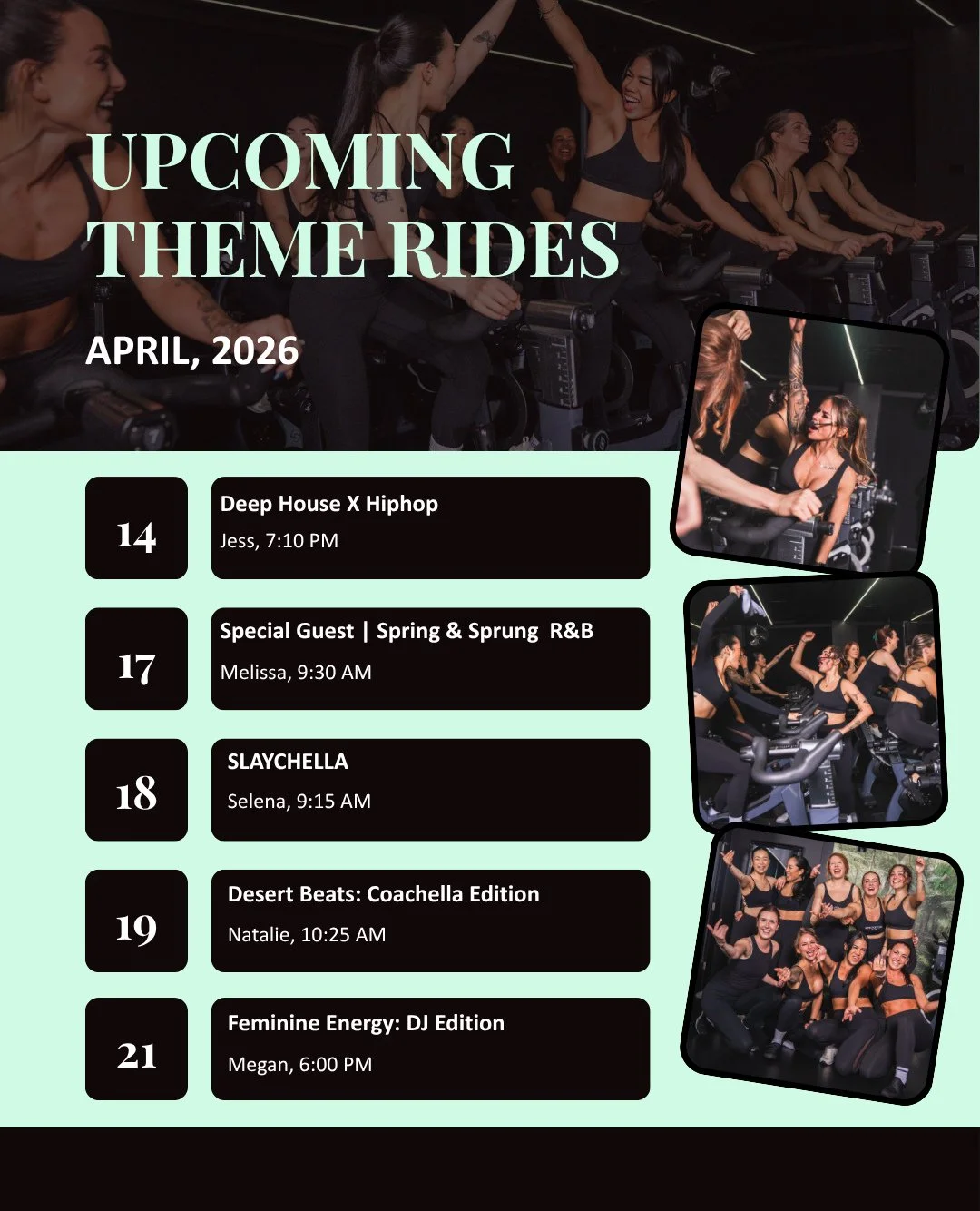 THE REST OF YOUR APRIL THEME RIDES ARE HERE ⚡️⁠
⁠
We&rsquo;re turning up the energy for the second half of the month&hellip; think festival vibes, main character moments, and rides you really don&rsquo;t want to miss⁠
⁠
🌵 Coachella-themed rides⁠
🎤 